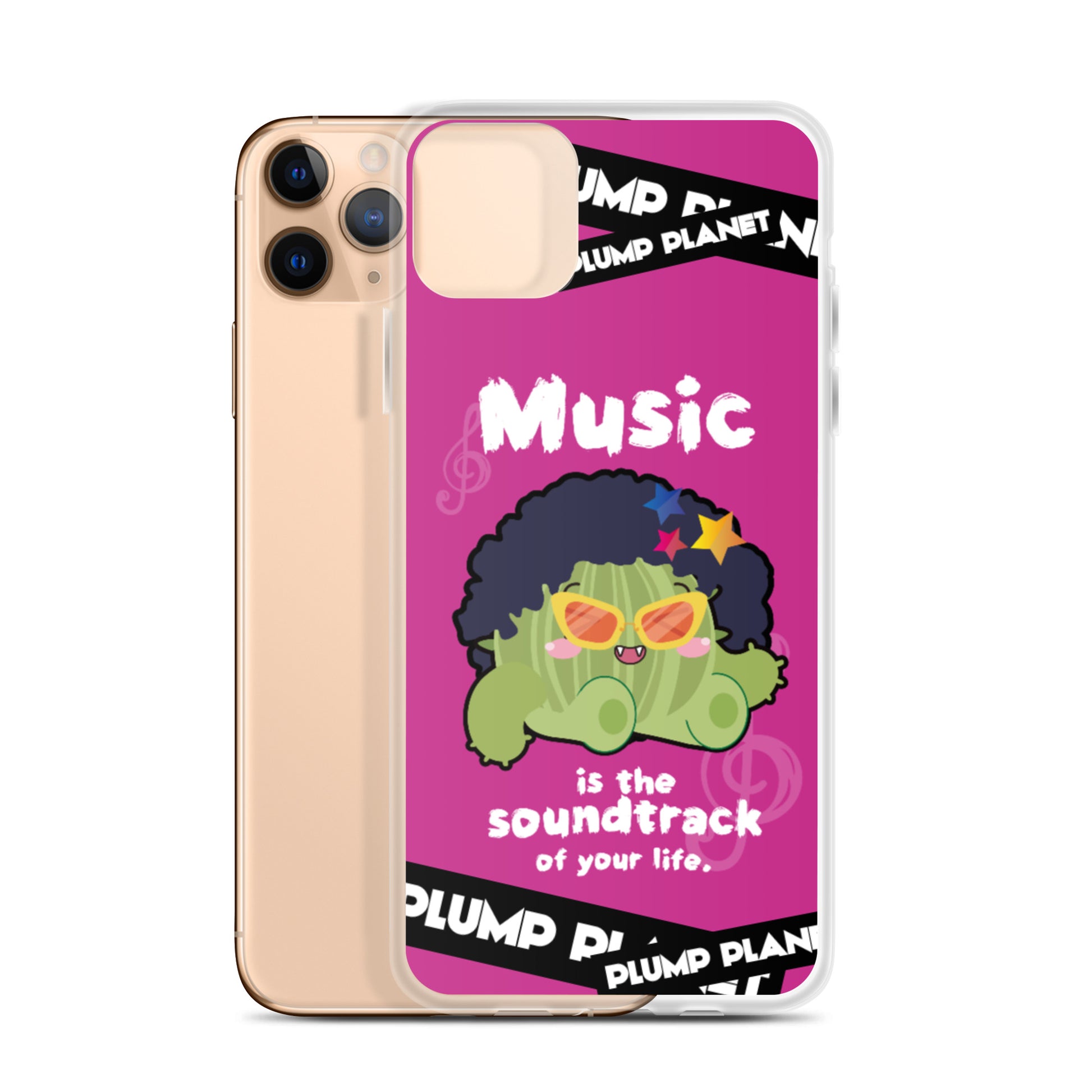 【iPhone】Music is the soundtrack of Life  - Phone Clear Case