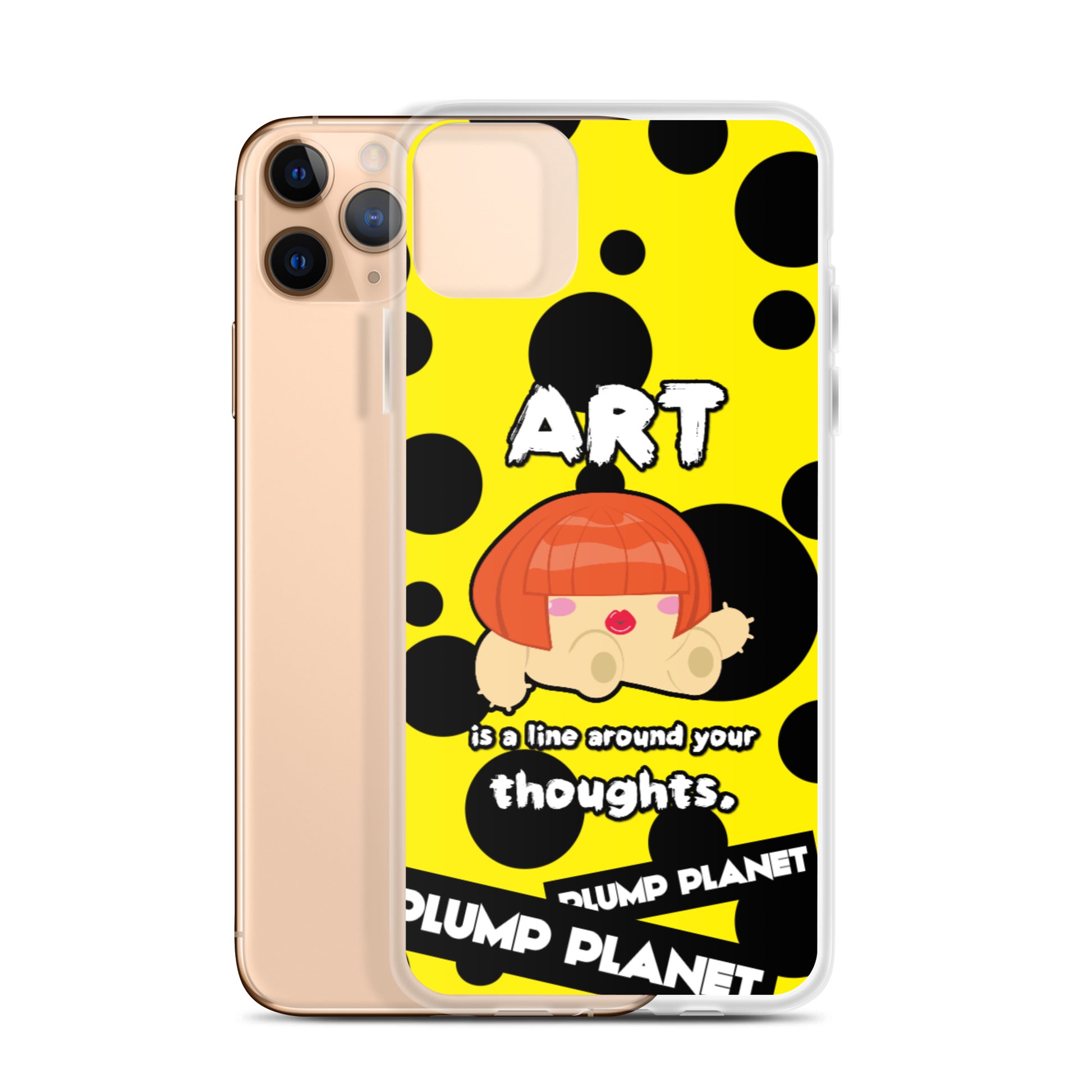 【iPhone】ART is a line around your thoughts  - Phone Clear Case
