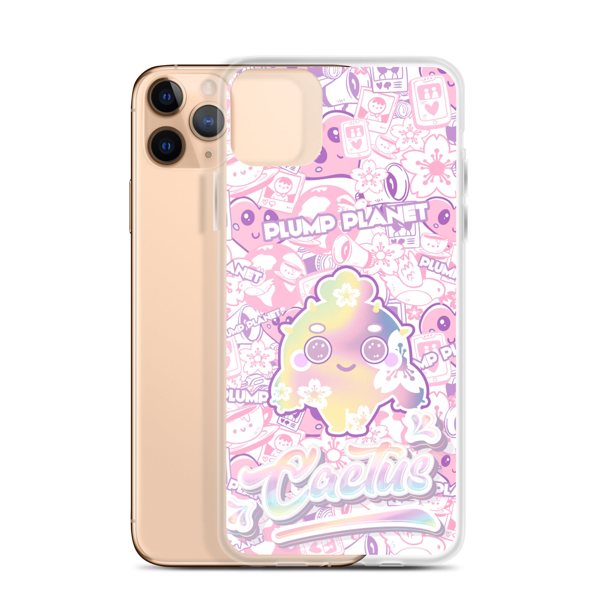 【iPhone】Sakura Pink Cactus - Phone Clear Case