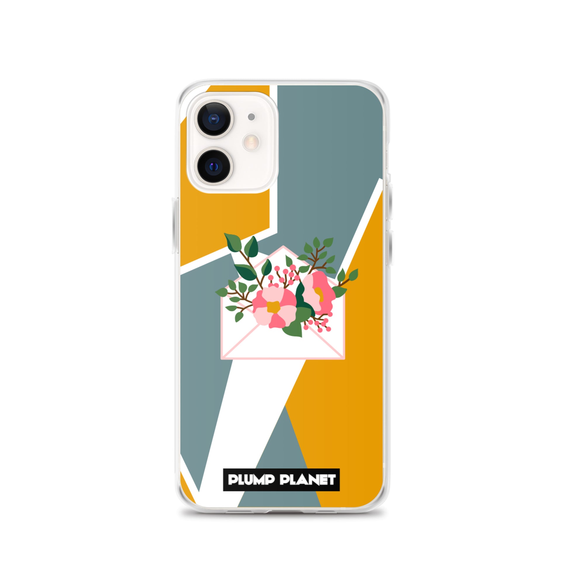 【iPhone】Letter with Flower | Printing Stamp Phone Clear Case