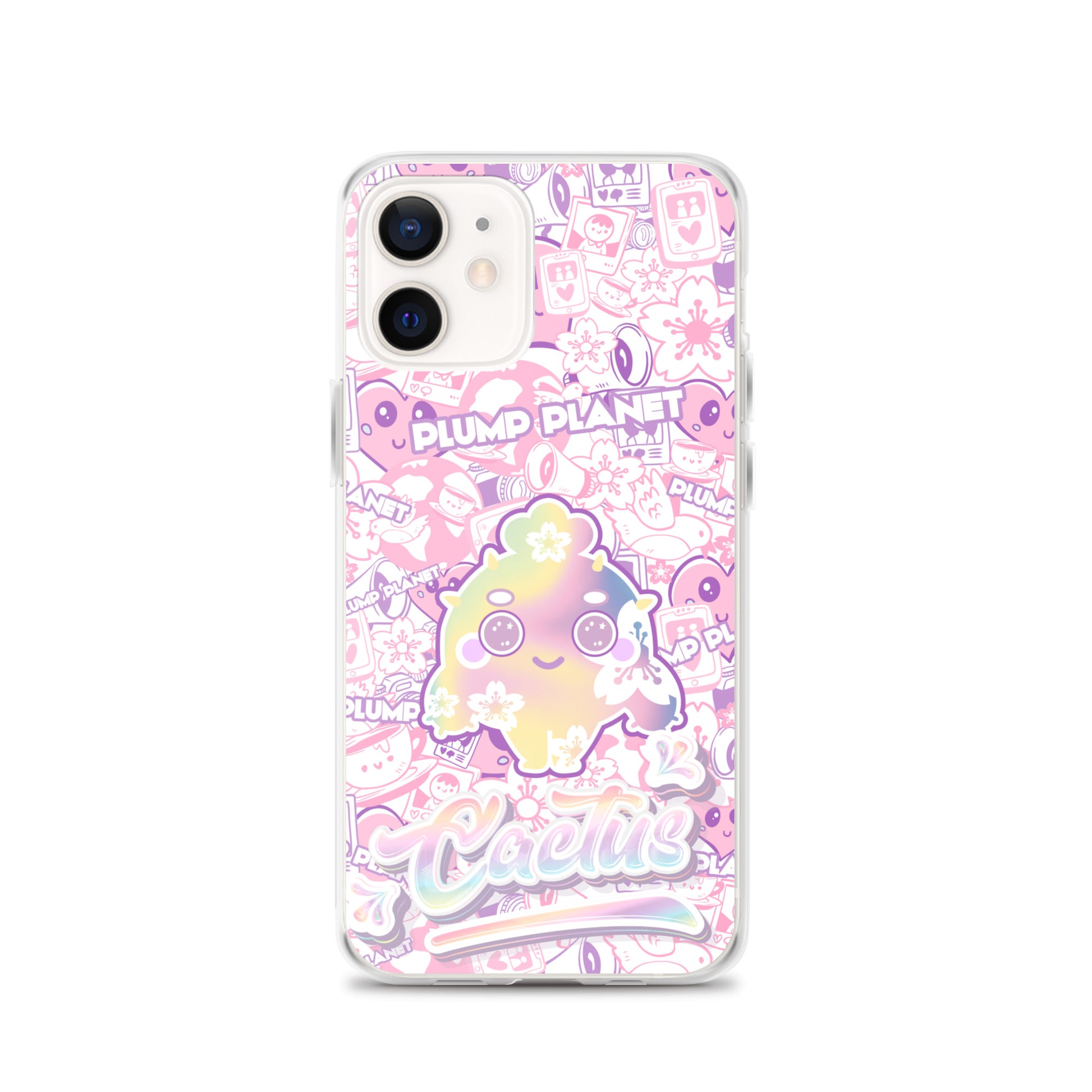 【iPhone】Sakura Pink Cactus - Phone Clear Case