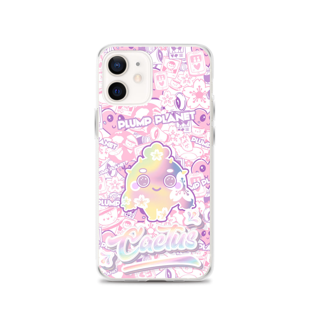 【iPhone】Sakura Pink Cactus - Phone Clear Case