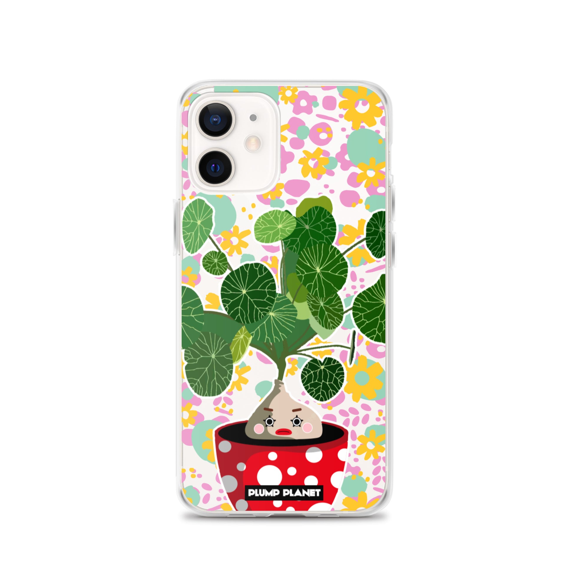 【iPhone】Colorful Forest Pot Plant - Phone Clear Case