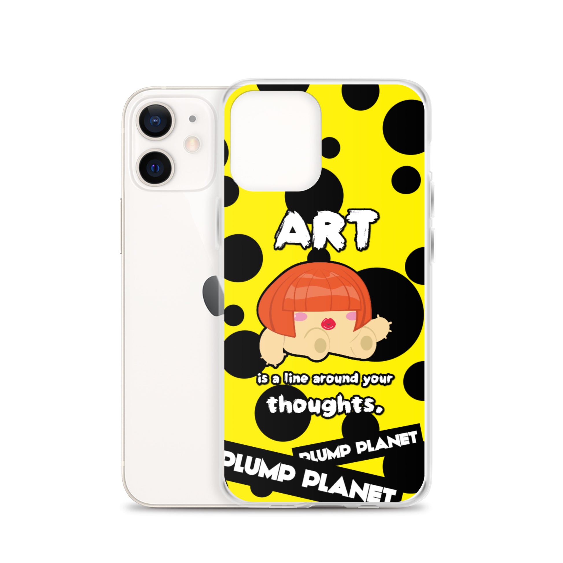 【iPhone】ART is a line around your thoughts  - Phone Clear Case