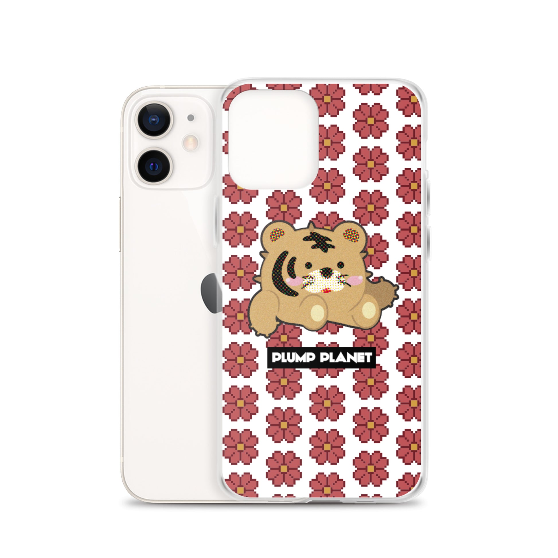 【iPhone】Pixel Cactus Tiger - Phone Clear Case
