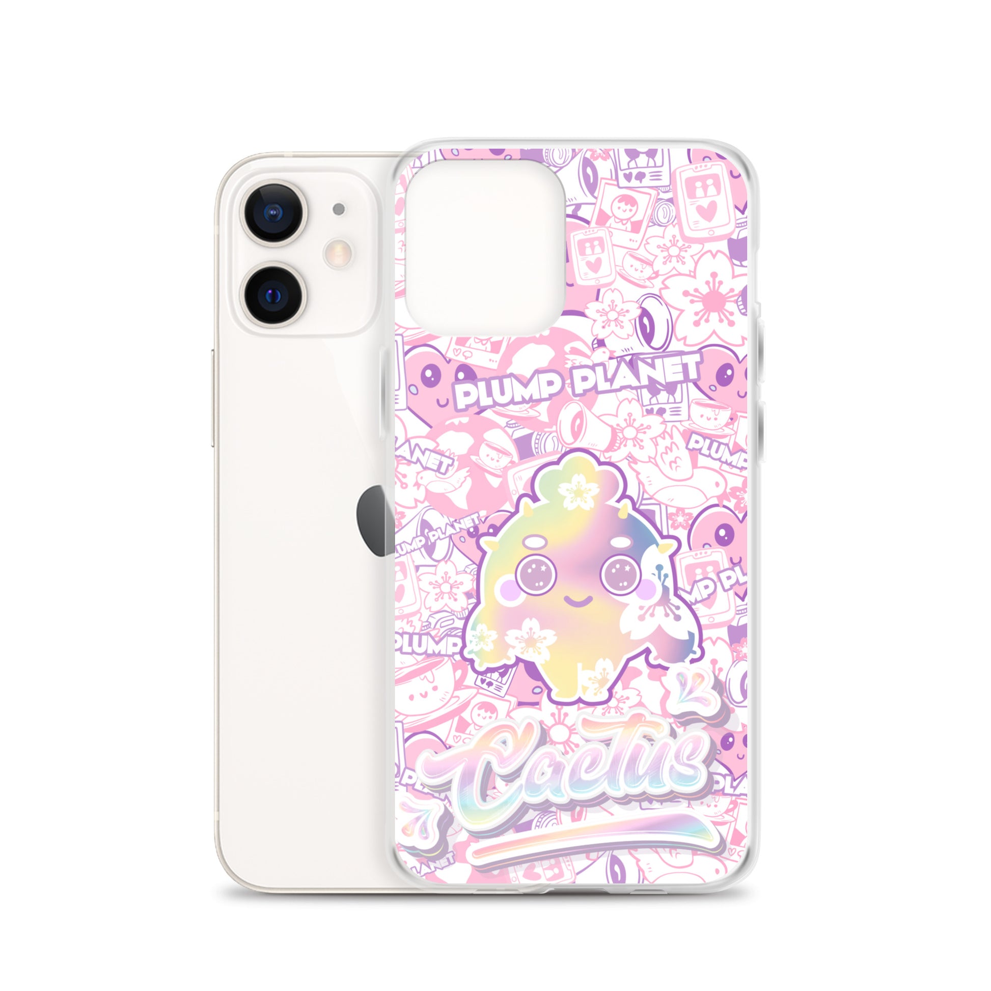 【iPhone】Sakura Pink Cactus - Phone Clear Case