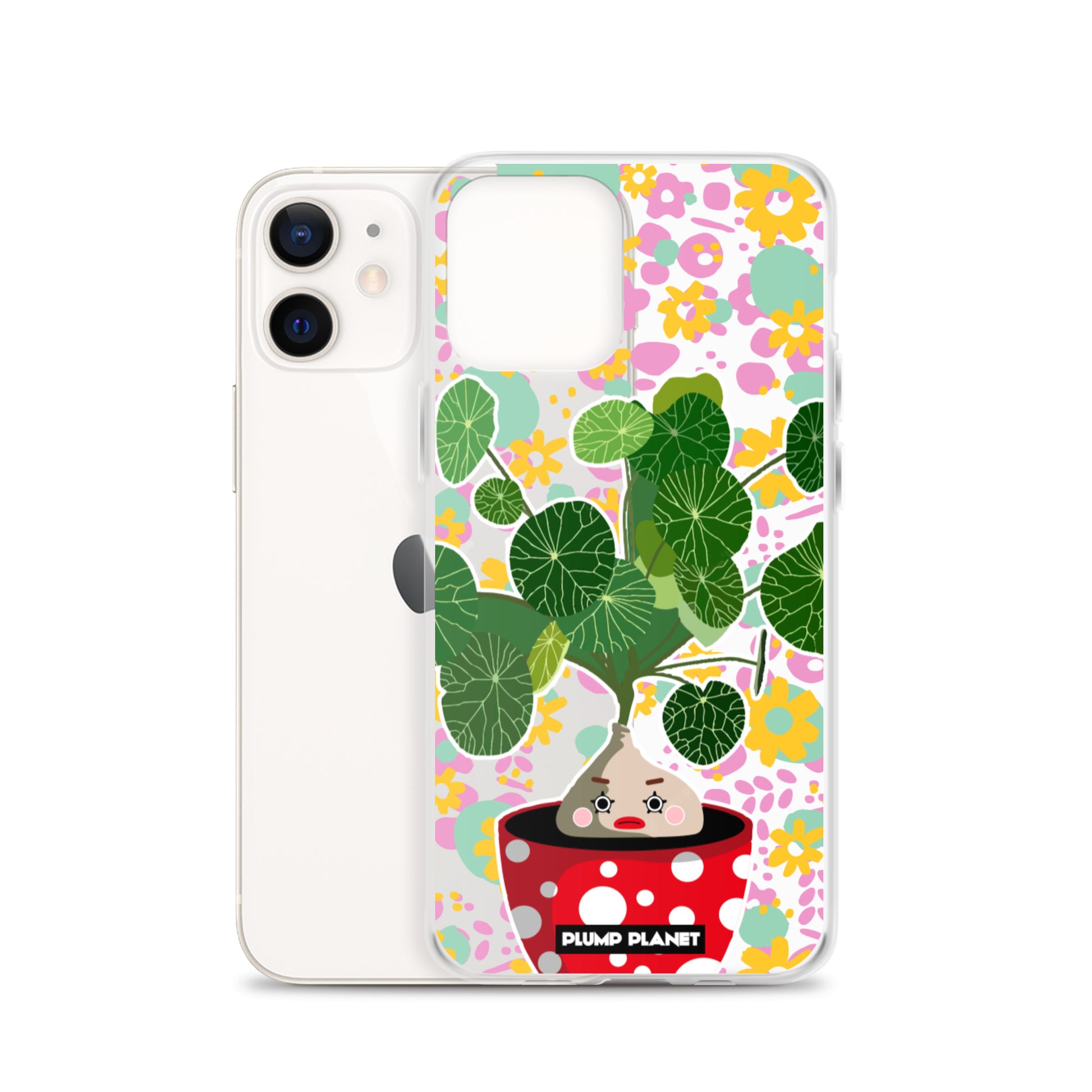 【iPhone】Colorful Forest Pot Plant - Phone Clear Case