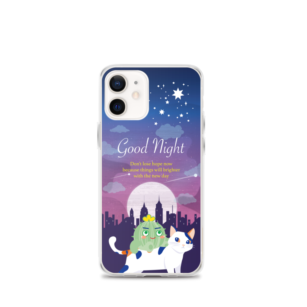 【iPhone】Good Night - Phone Clear Case