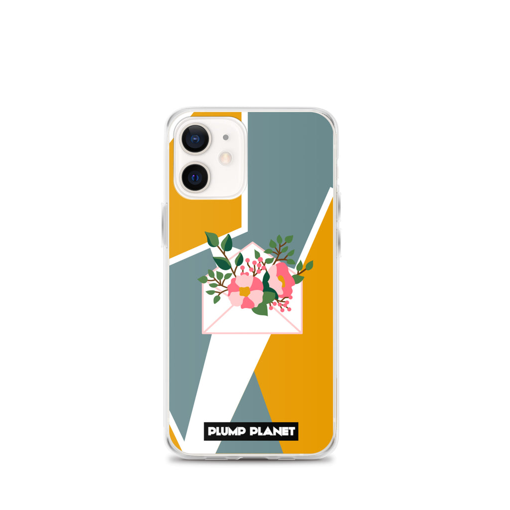 【iPhone】Letter with Flower | Printing Stamp Phone Clear Case