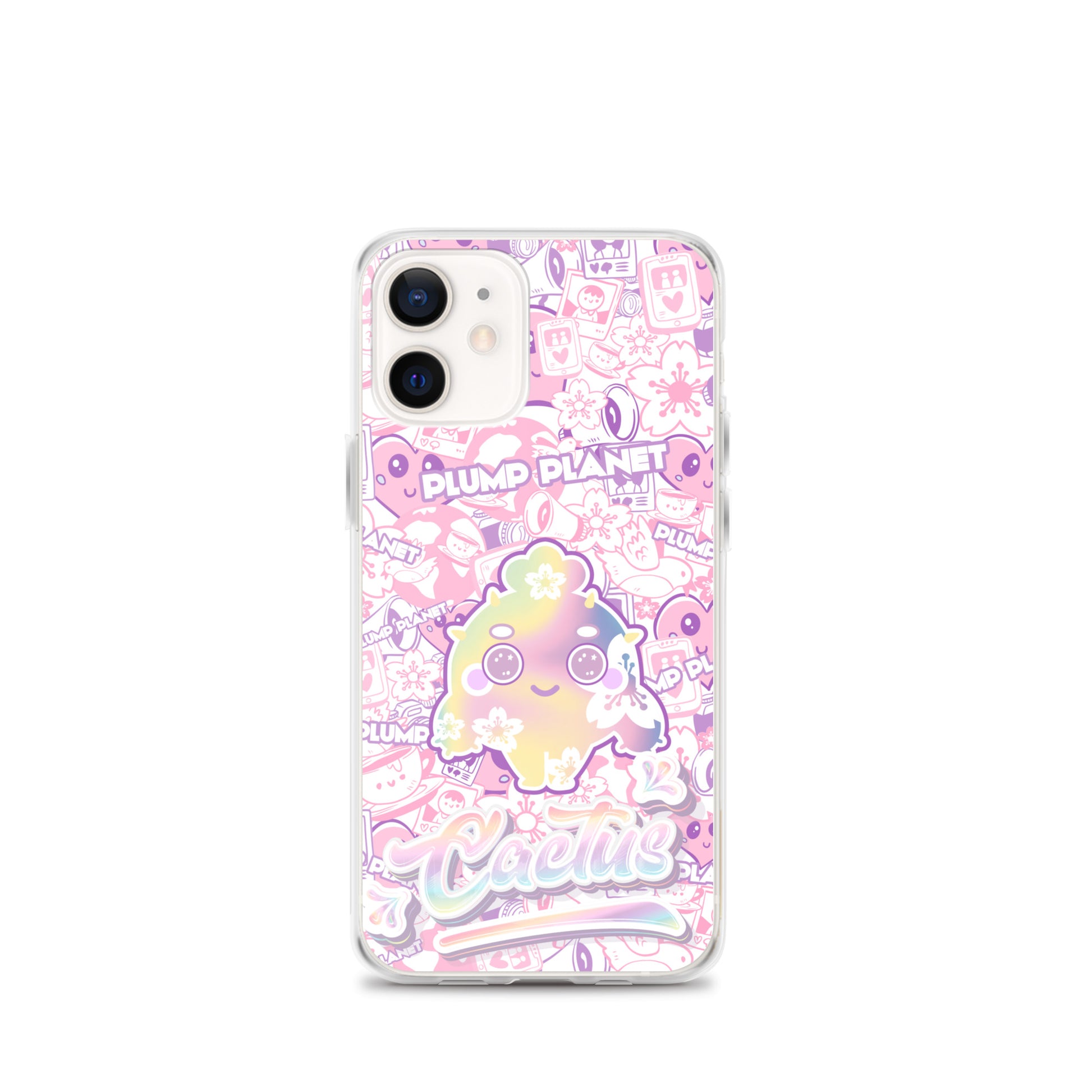 【iPhone】Sakura Pink Cactus - Phone Clear Case