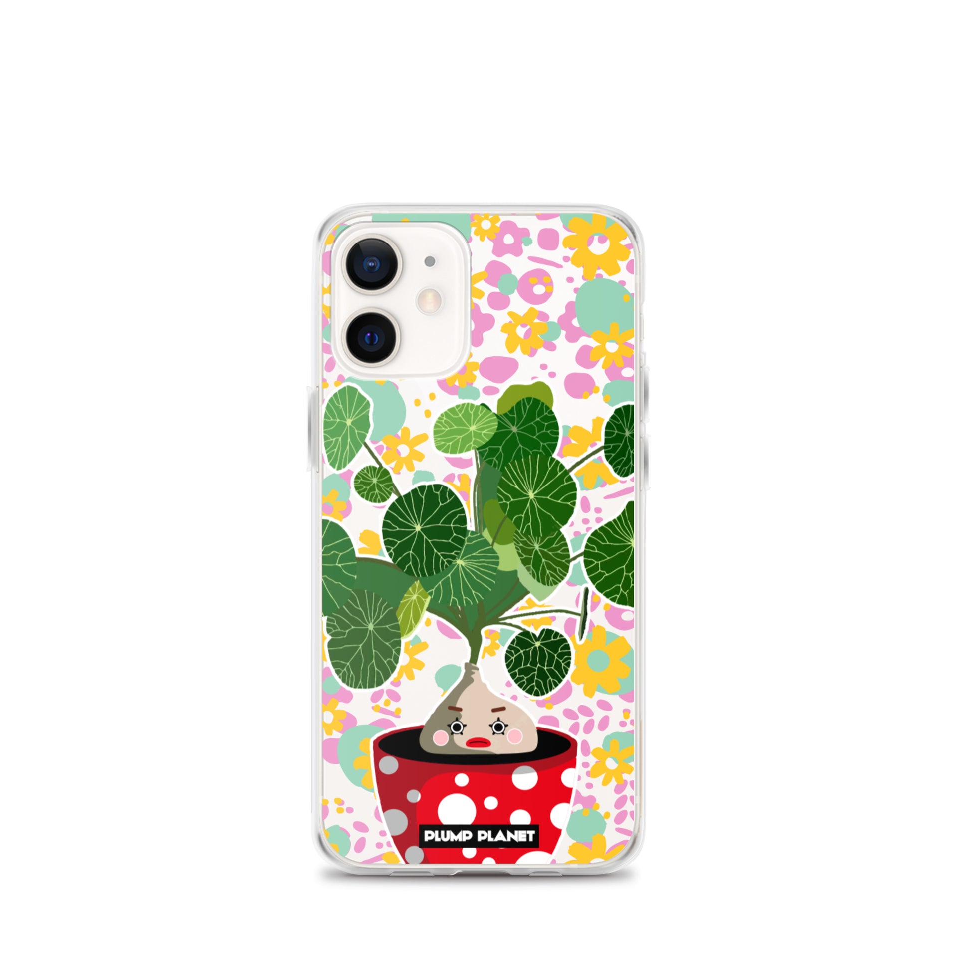 【iPhone】Colorful Forest Pot Plant - Phone Clear Case