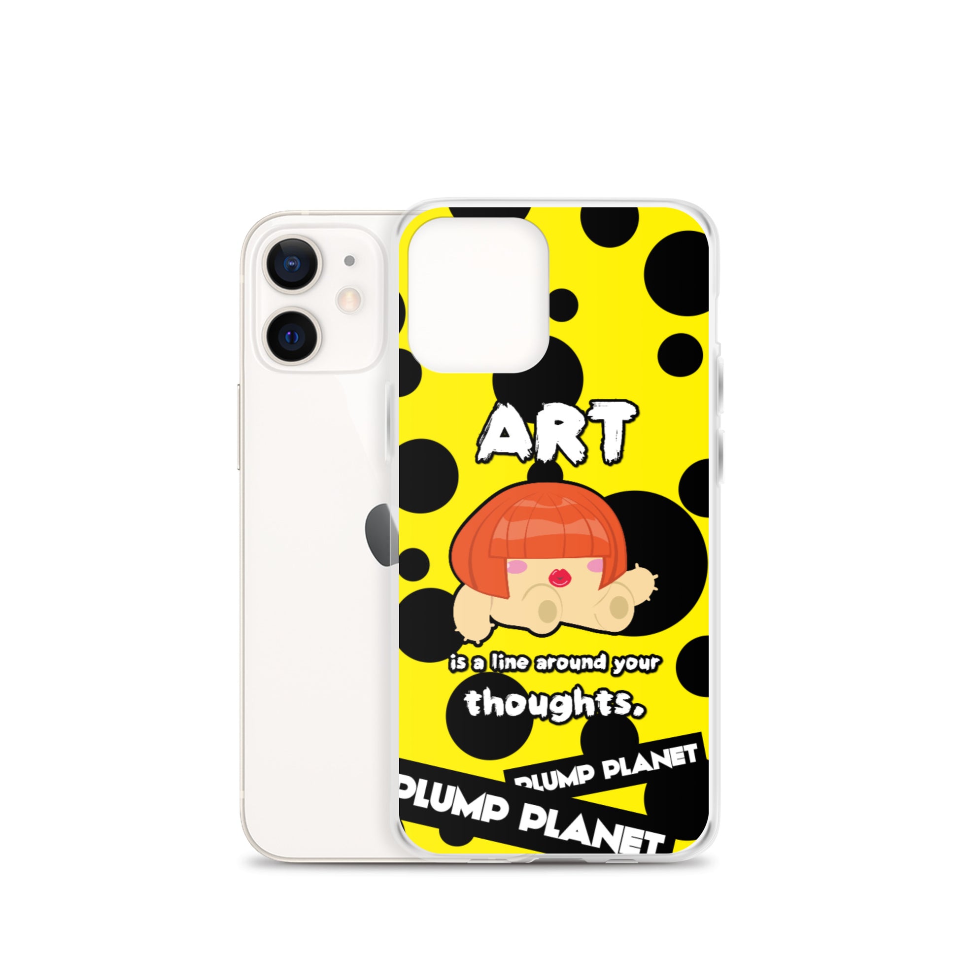 【iPhone】ART is a line around your thoughts  - Phone Clear Case