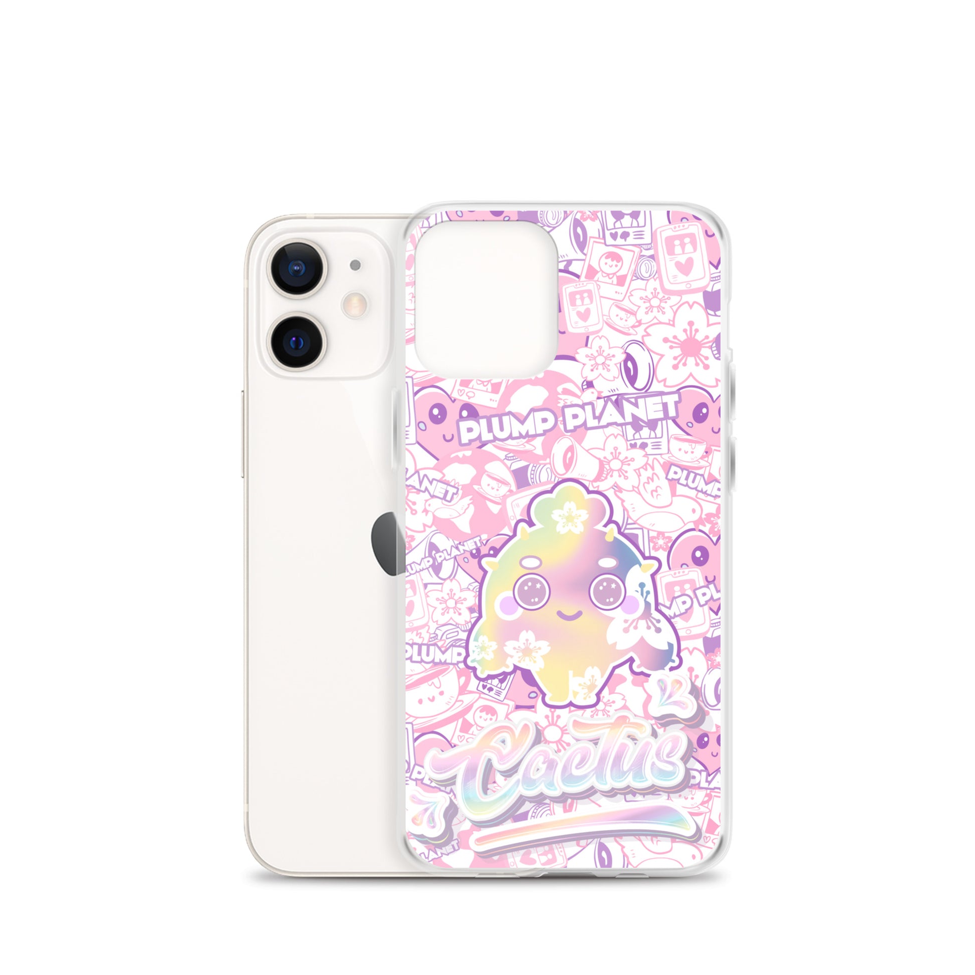 【iPhone】Sakura Pink Cactus - Phone Clear Case