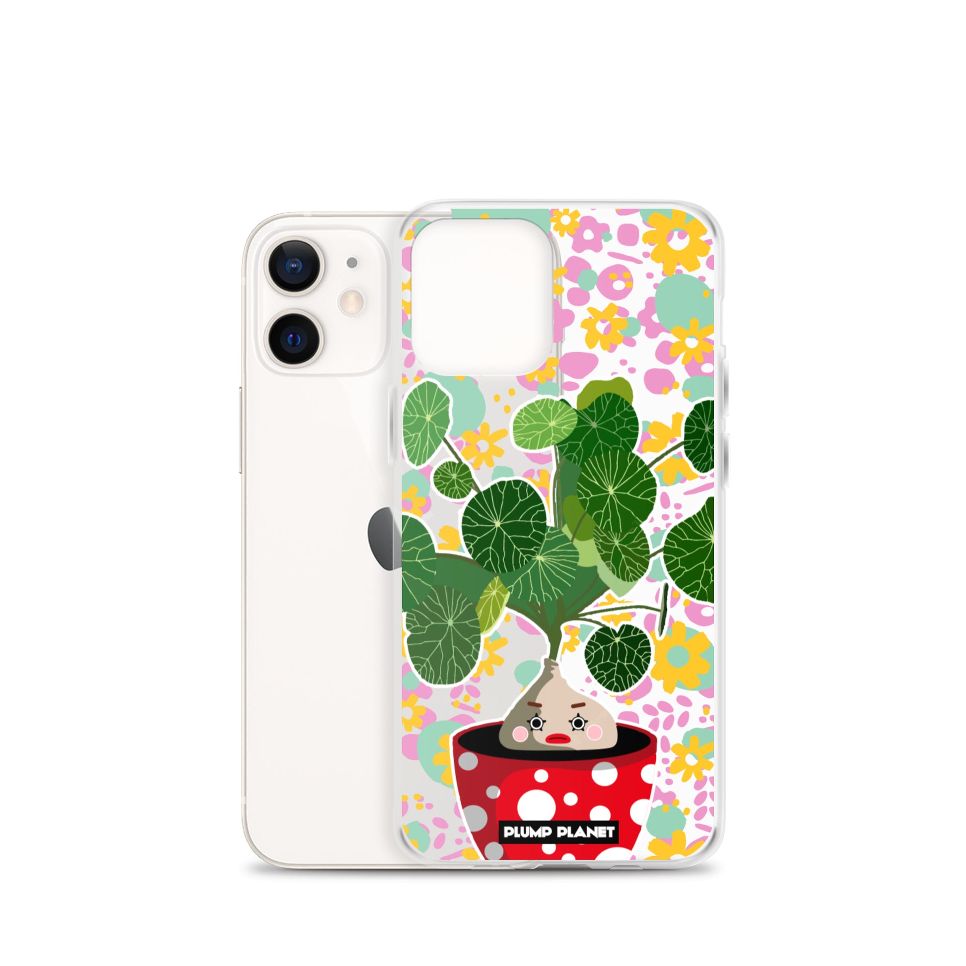 【iPhone】Colorful Forest Pot Plant - Phone Clear Case