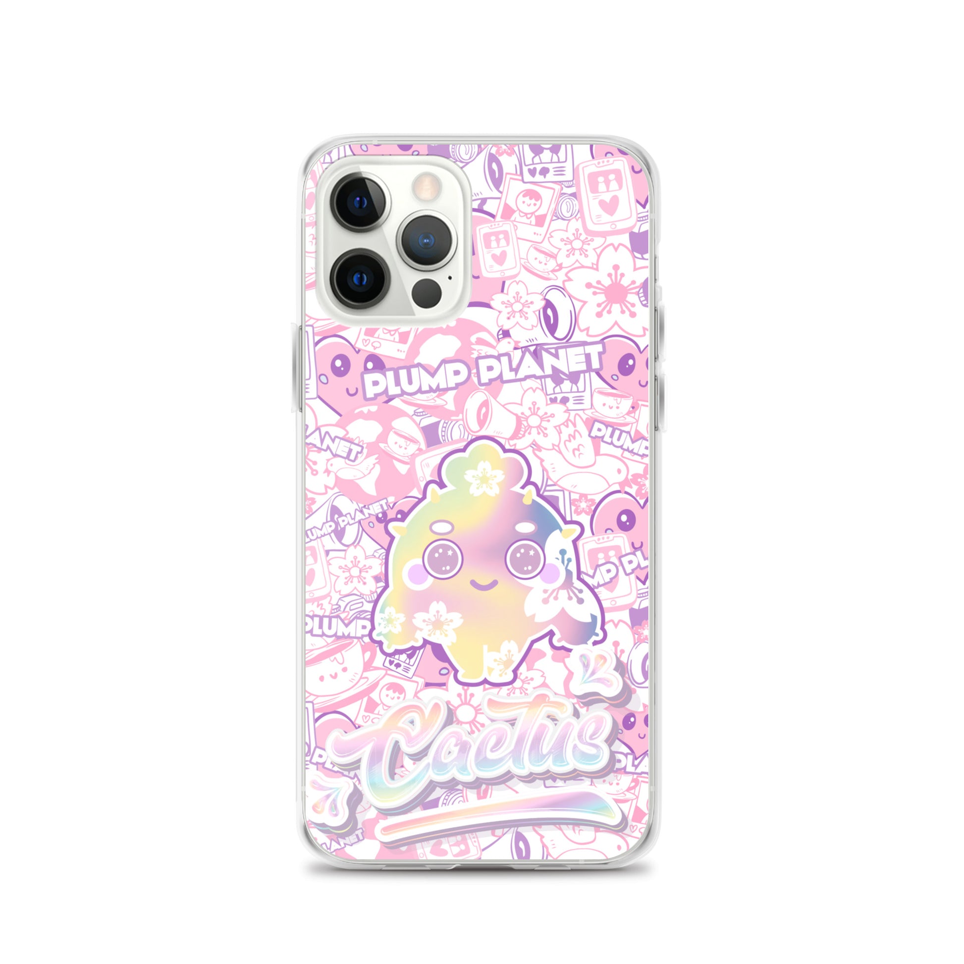 【iPhone】Sakura Pink Cactus - Phone Clear Case