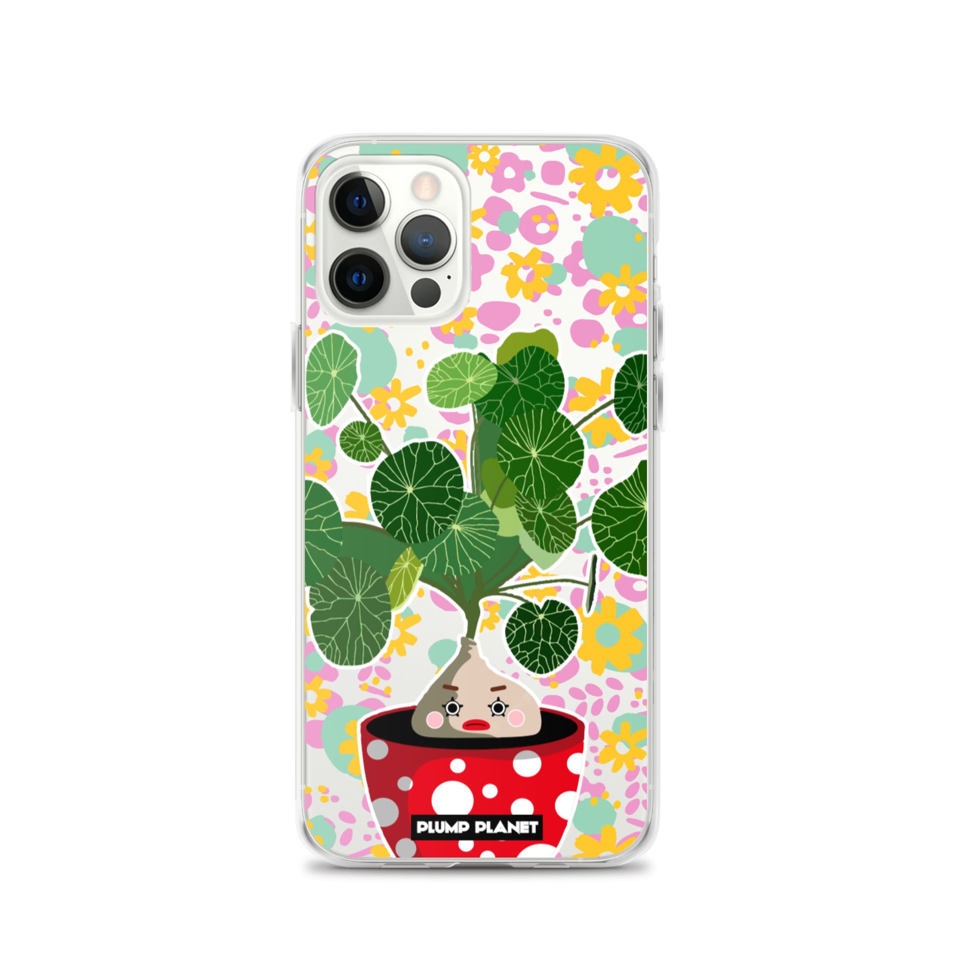 【iPhone】Colorful Forest Pot Plant - Phone Clear Case
