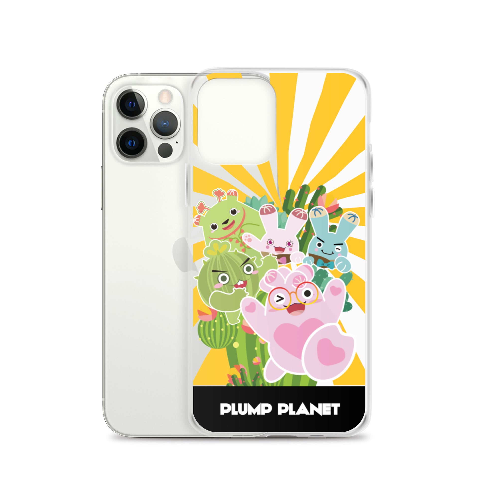 【iPhone】Plumo Planet Printing Stamp - Phone Clear Case