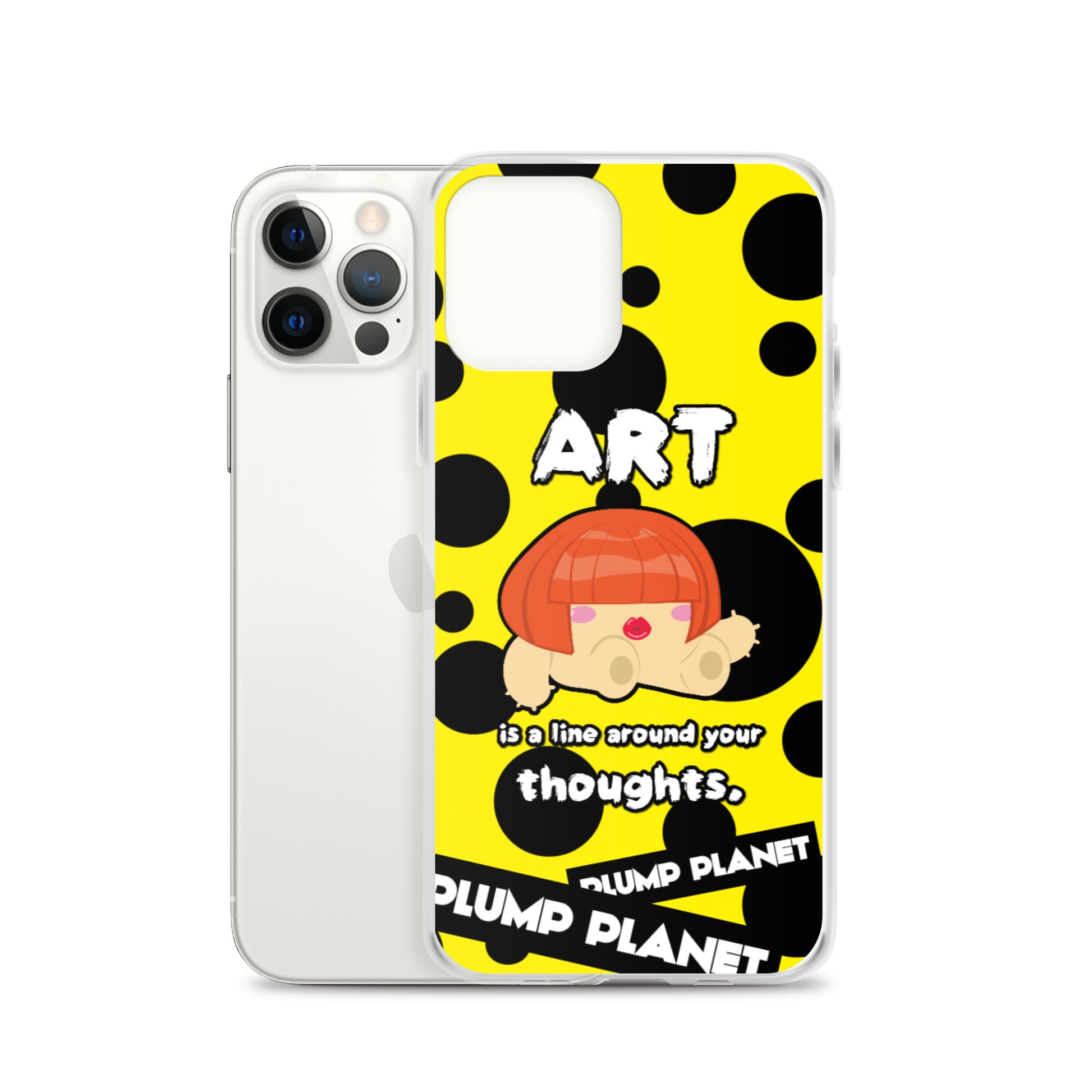 【iPhone】ART is a line around your thoughts  - Phone Clear Case