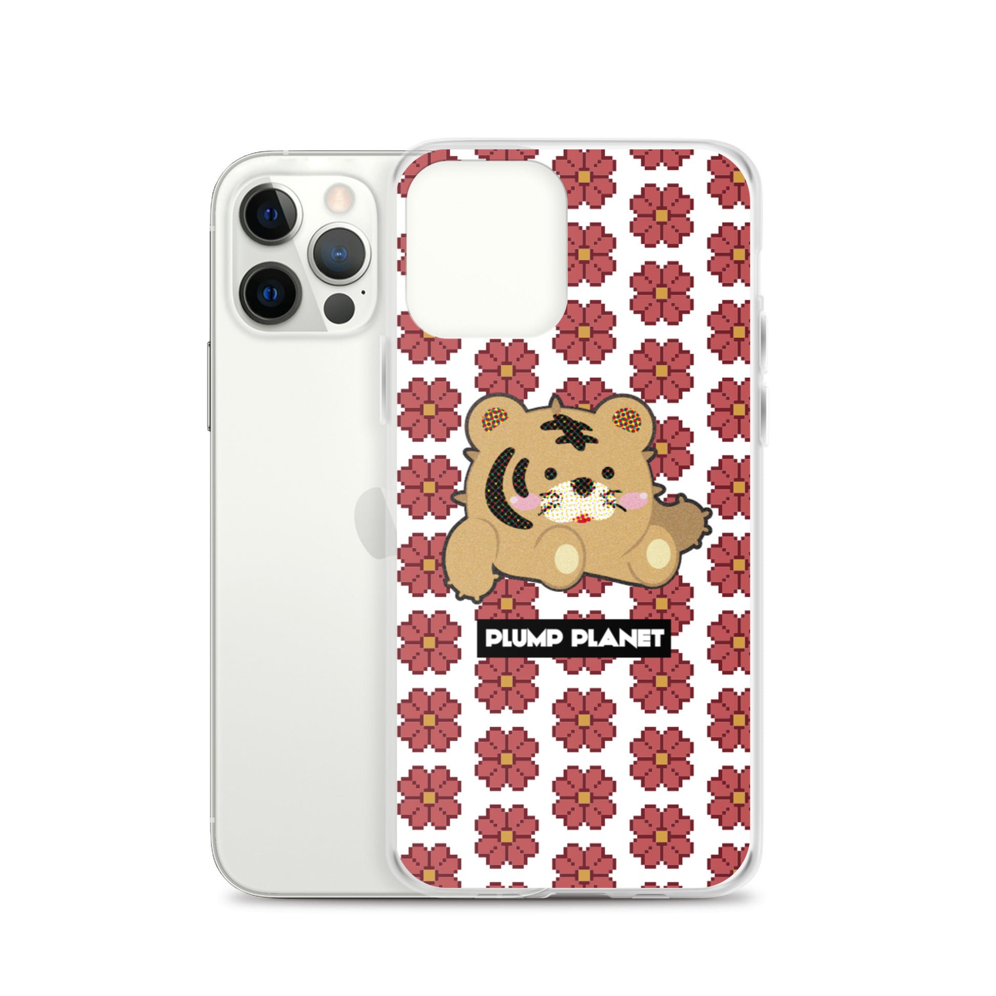【iPhone】Pixel Cactus Tiger - Phone Clear Case