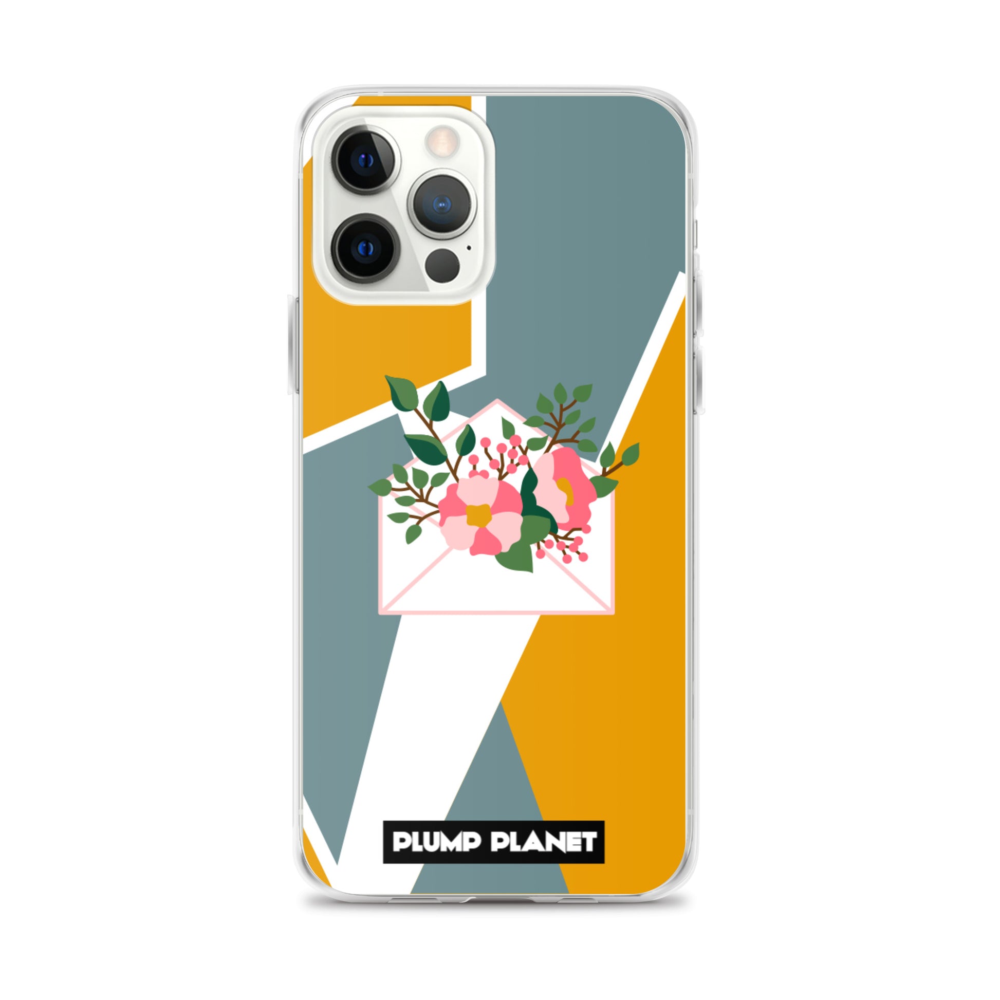 【iPhone】Letter with Flower | Printing Stamp Phone Clear Case