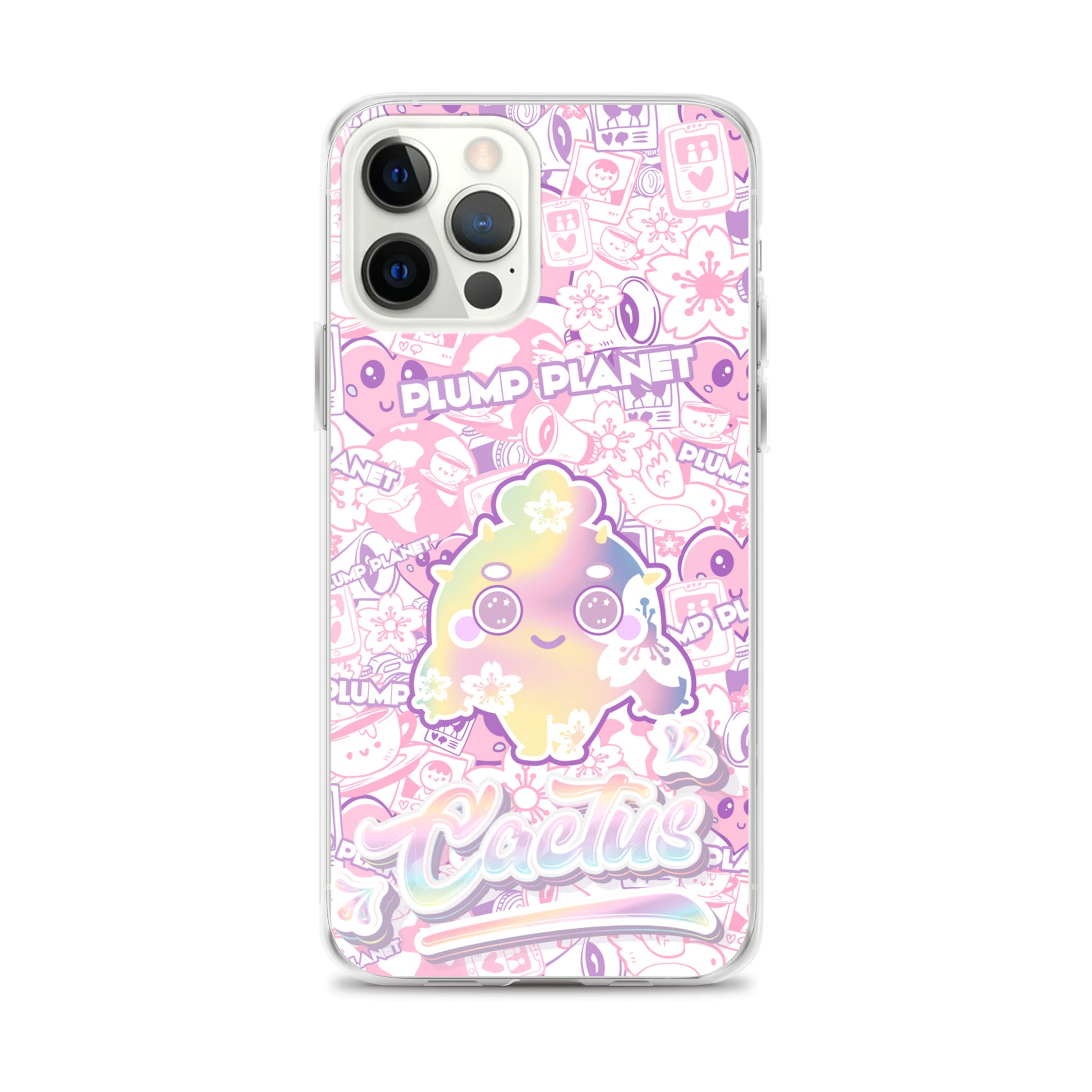 【iPhone】Sakura Pink Cactus - Phone Clear Case