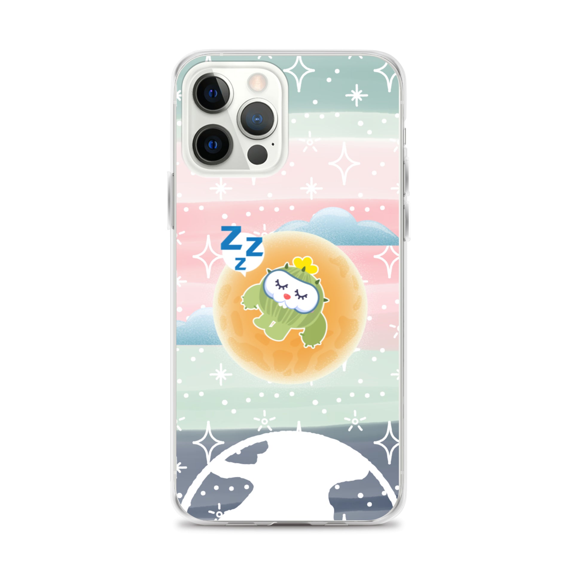 【iPhone】Sleeping on The Moon - Phone Clear Case