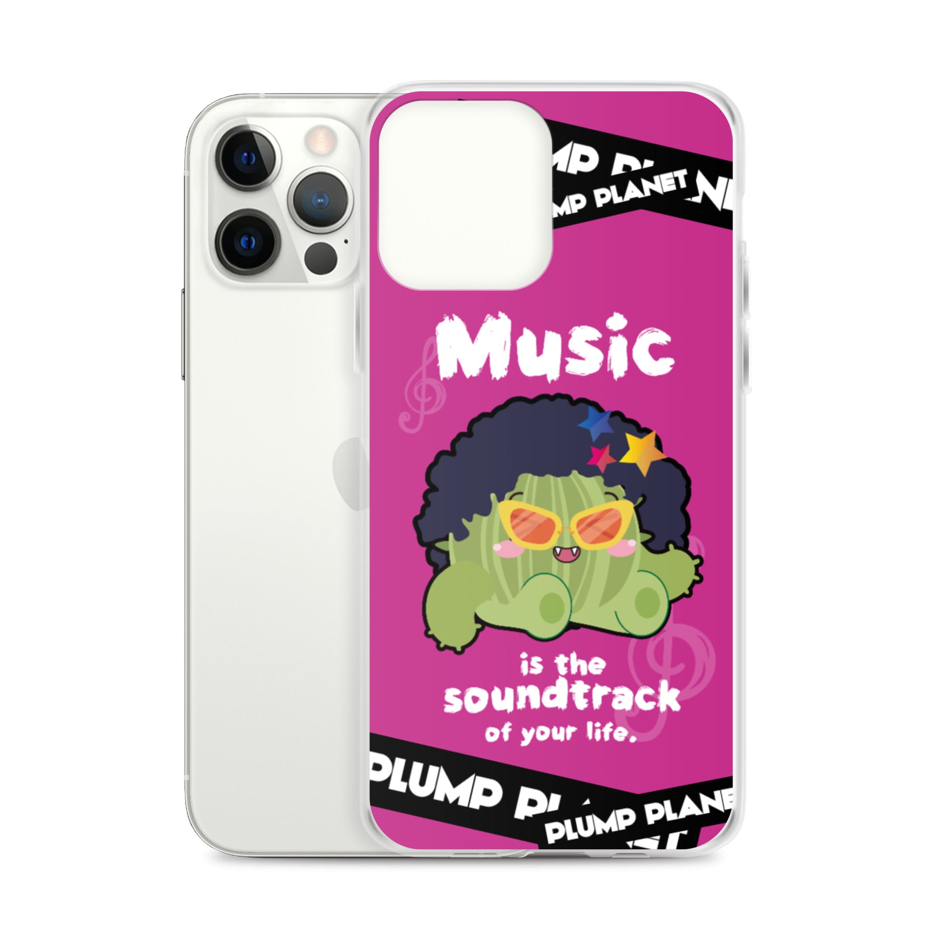 【iPhone】Music is the soundtrack of Life  - Phone Clear Case