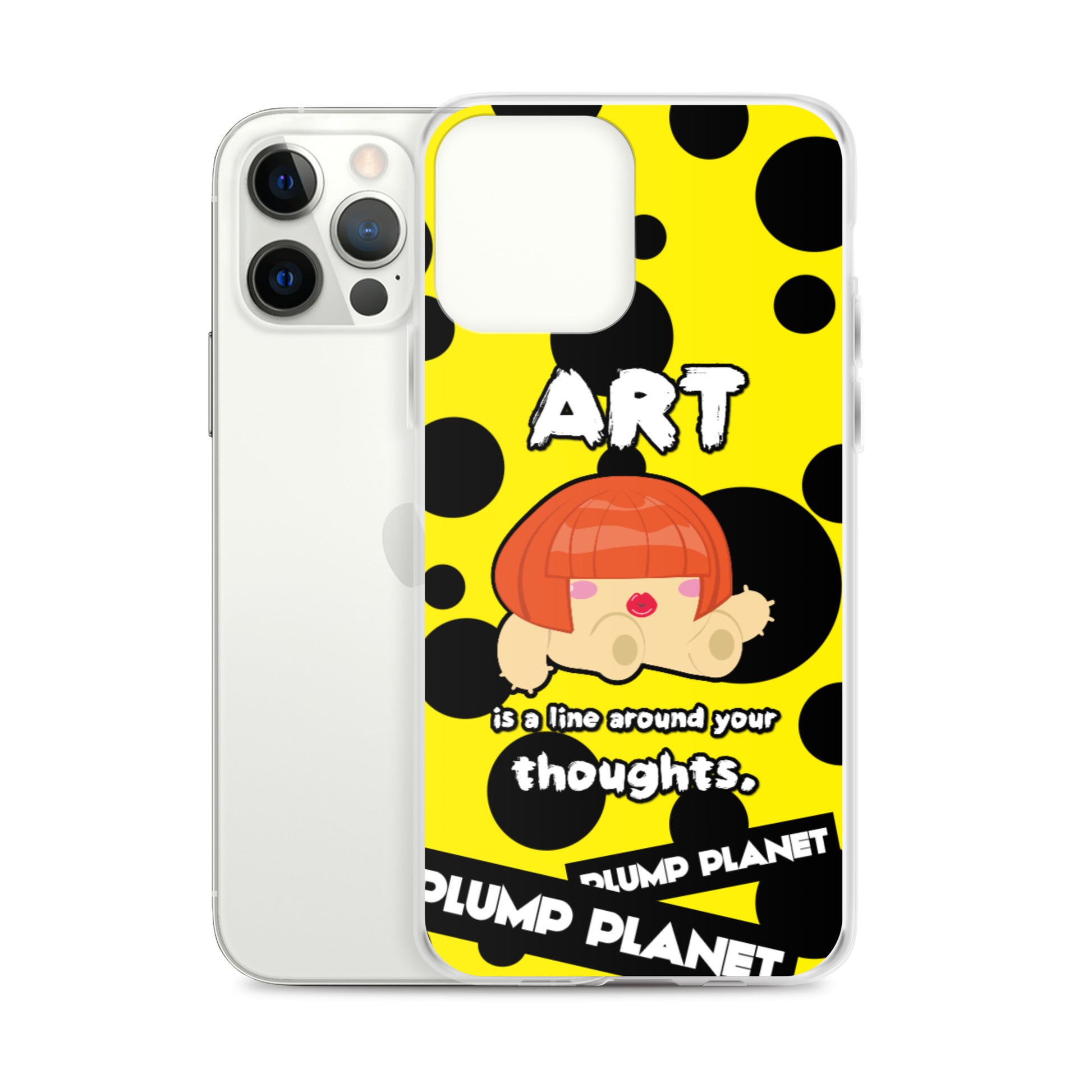 【iPhone】ART is a line around your thoughts  - Phone Clear Case