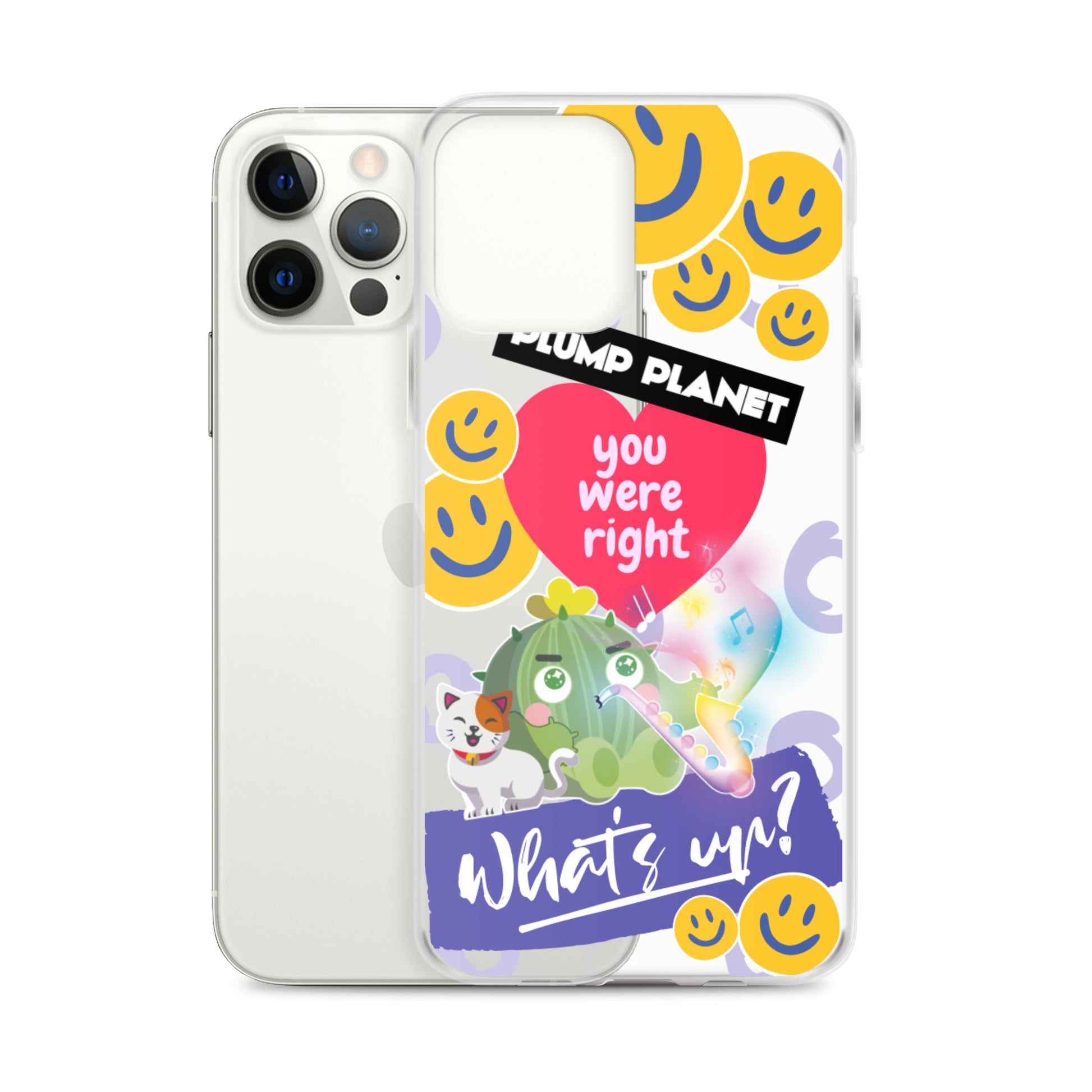 【iPhone】What's UP?  - Phone Clear Case