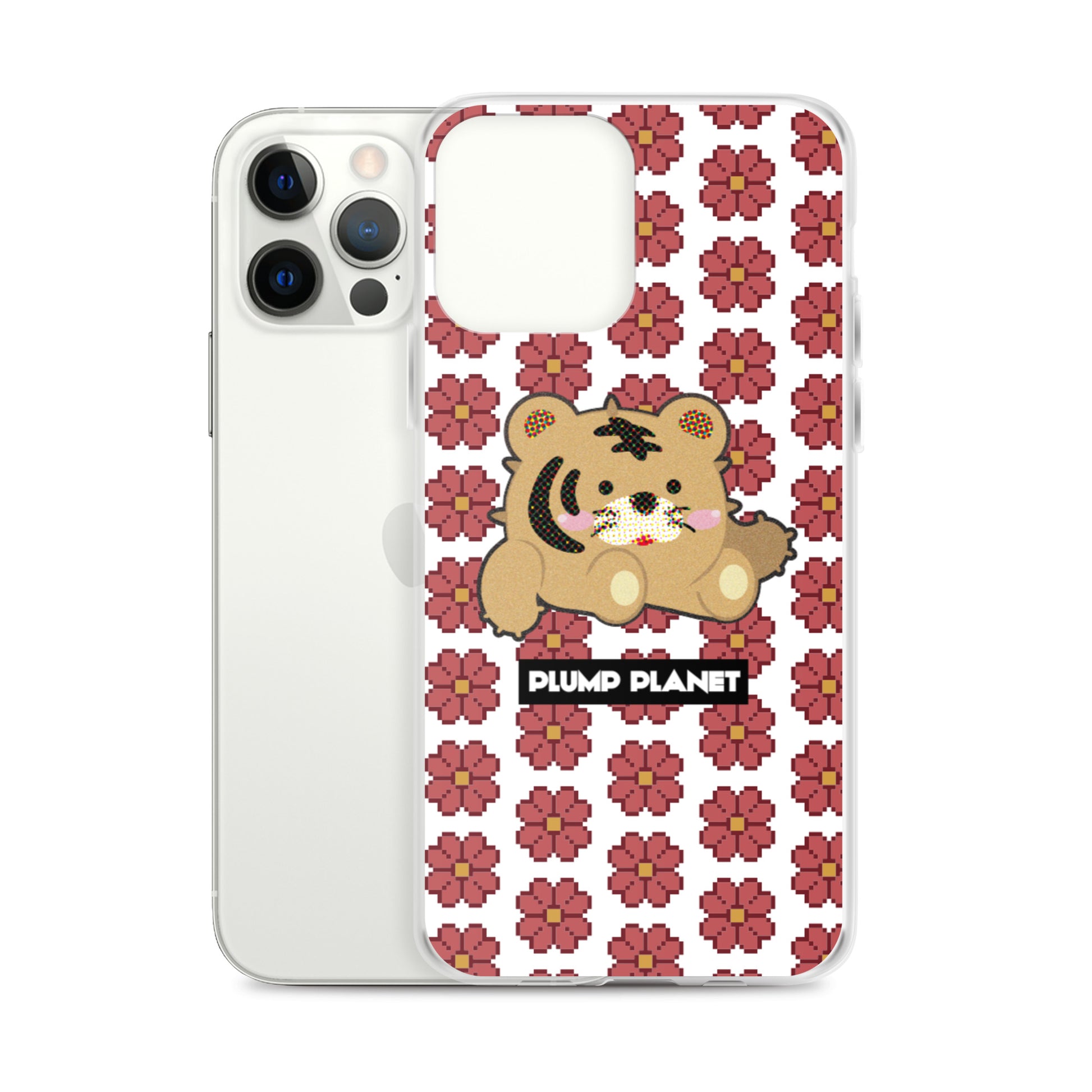 【iPhone】Pixel Cactus Tiger - Phone Clear Case