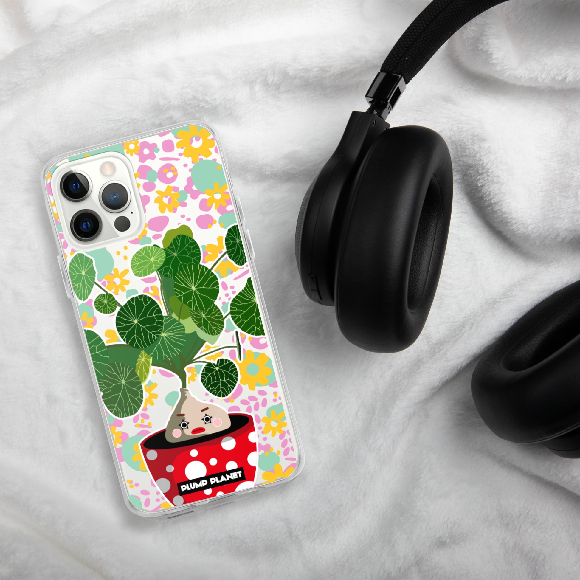 【iPhone】Colorful Forest Pot Plant - Phone Clear Case