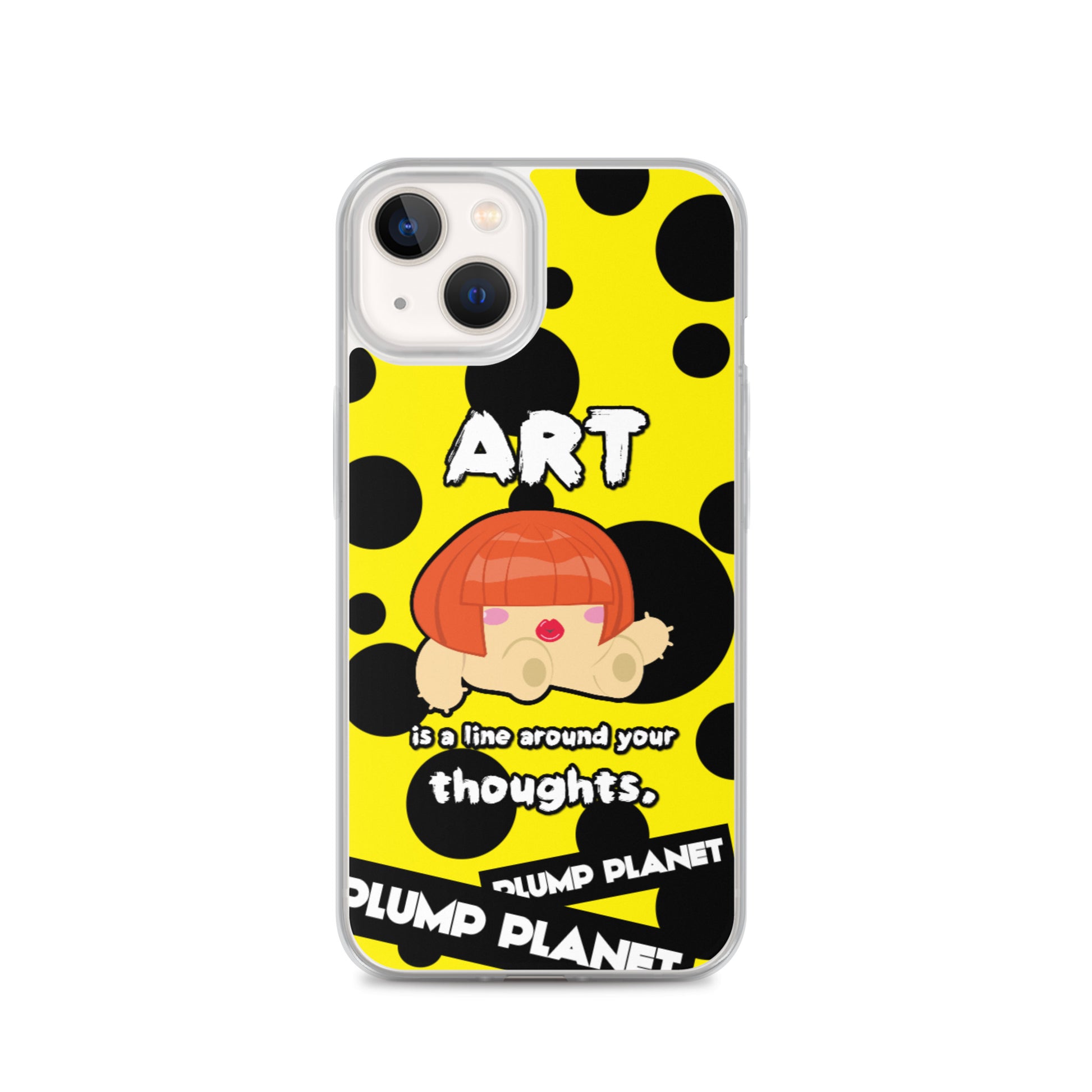 【iPhone】ART is a line around your thoughts  - Phone Clear Case