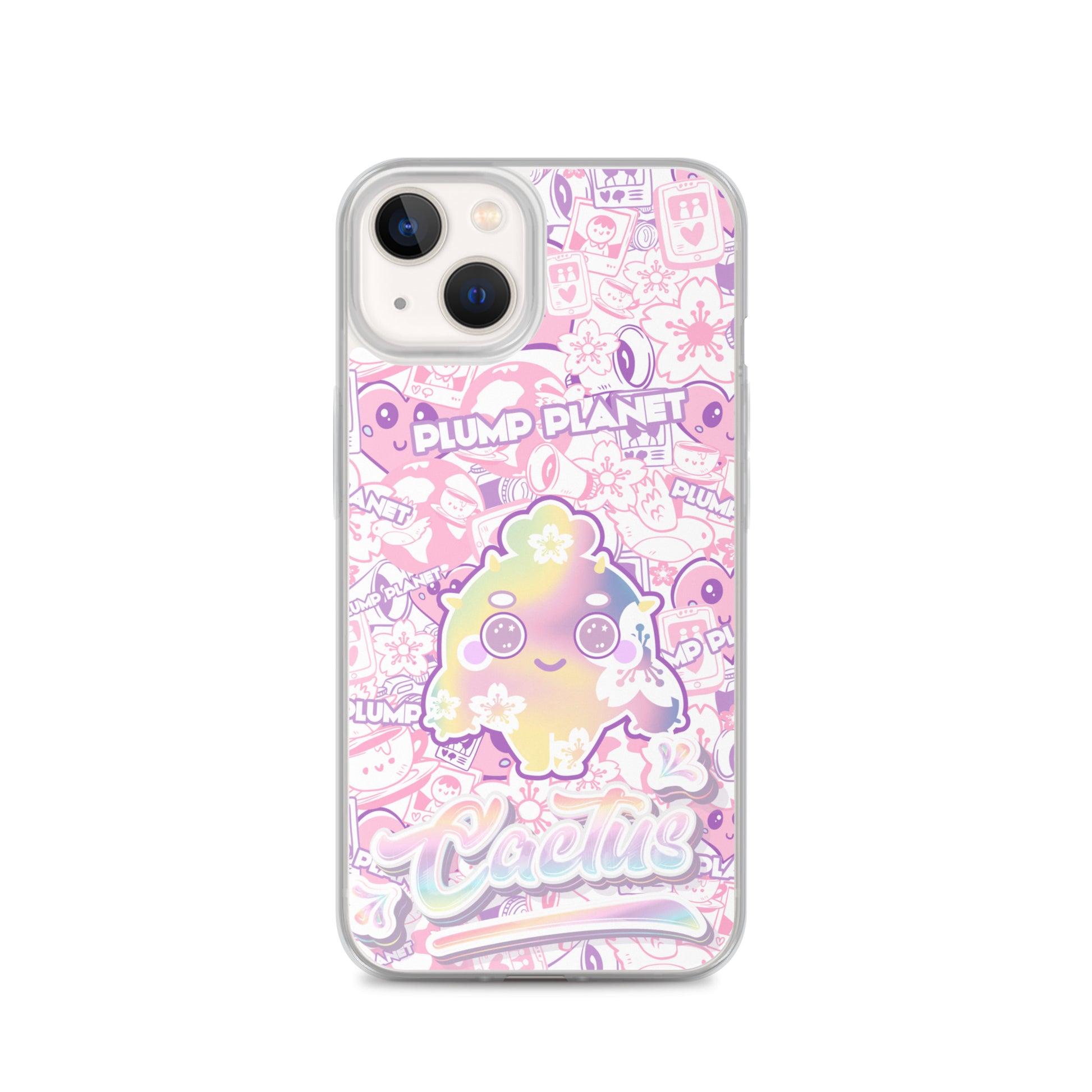 【iPhone】Sakura Pink Cactus - Phone Clear Case