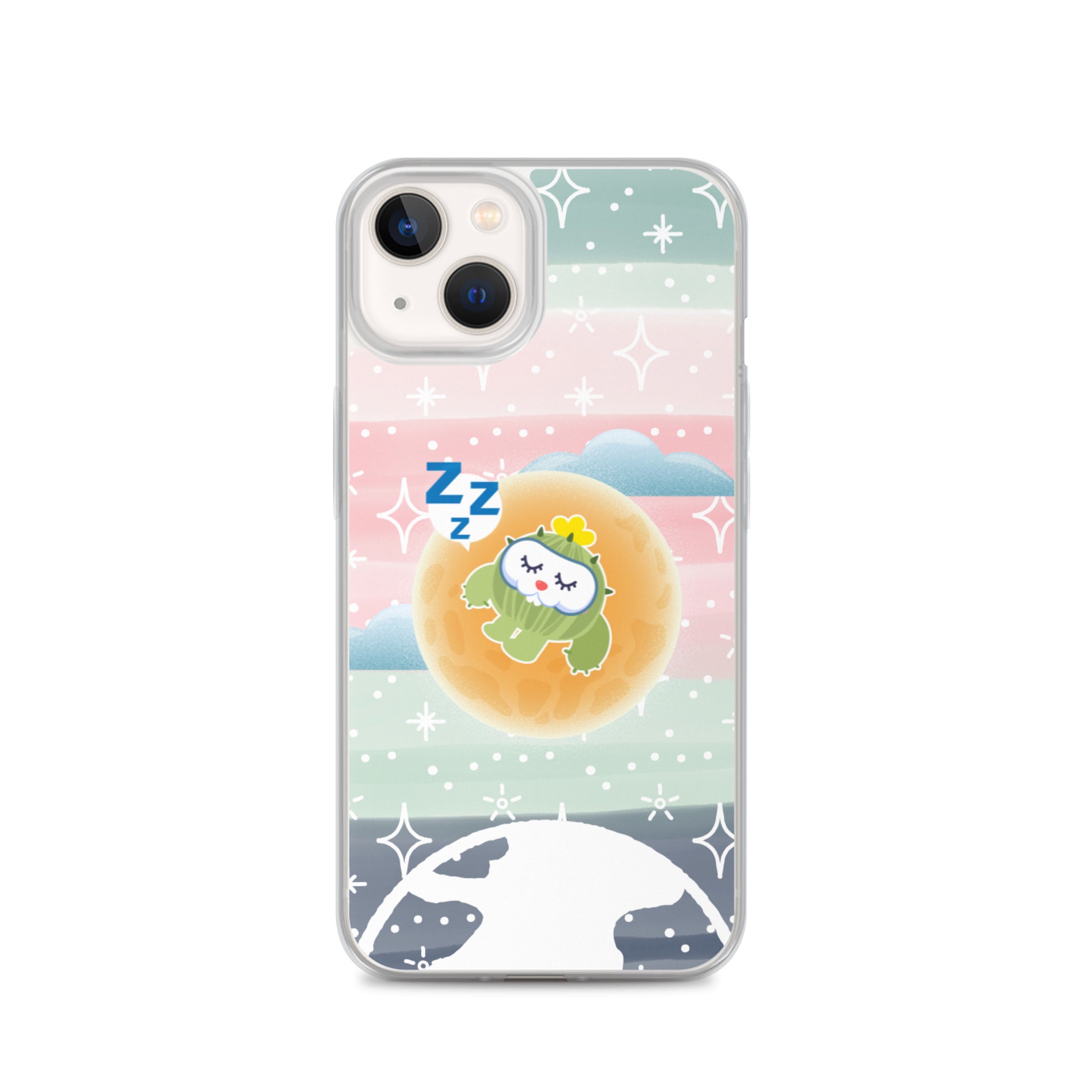 【iPhone】Sleeping on The Moon - Phone Clear Case