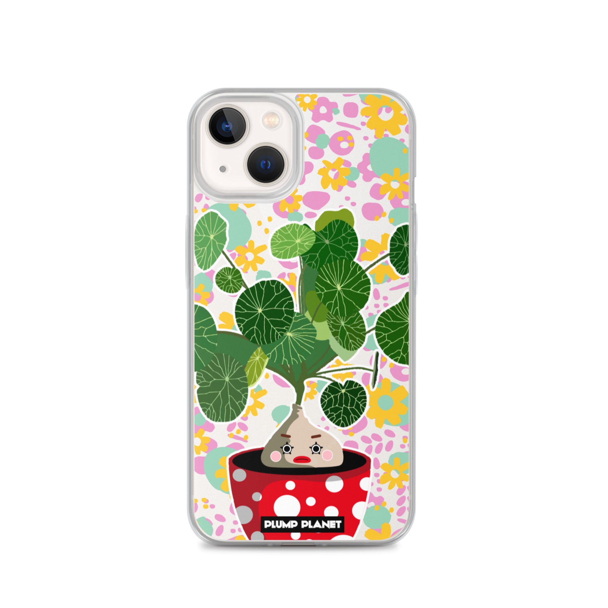 【iPhone】Colorful Forest Pot Plant - Phone Clear Case