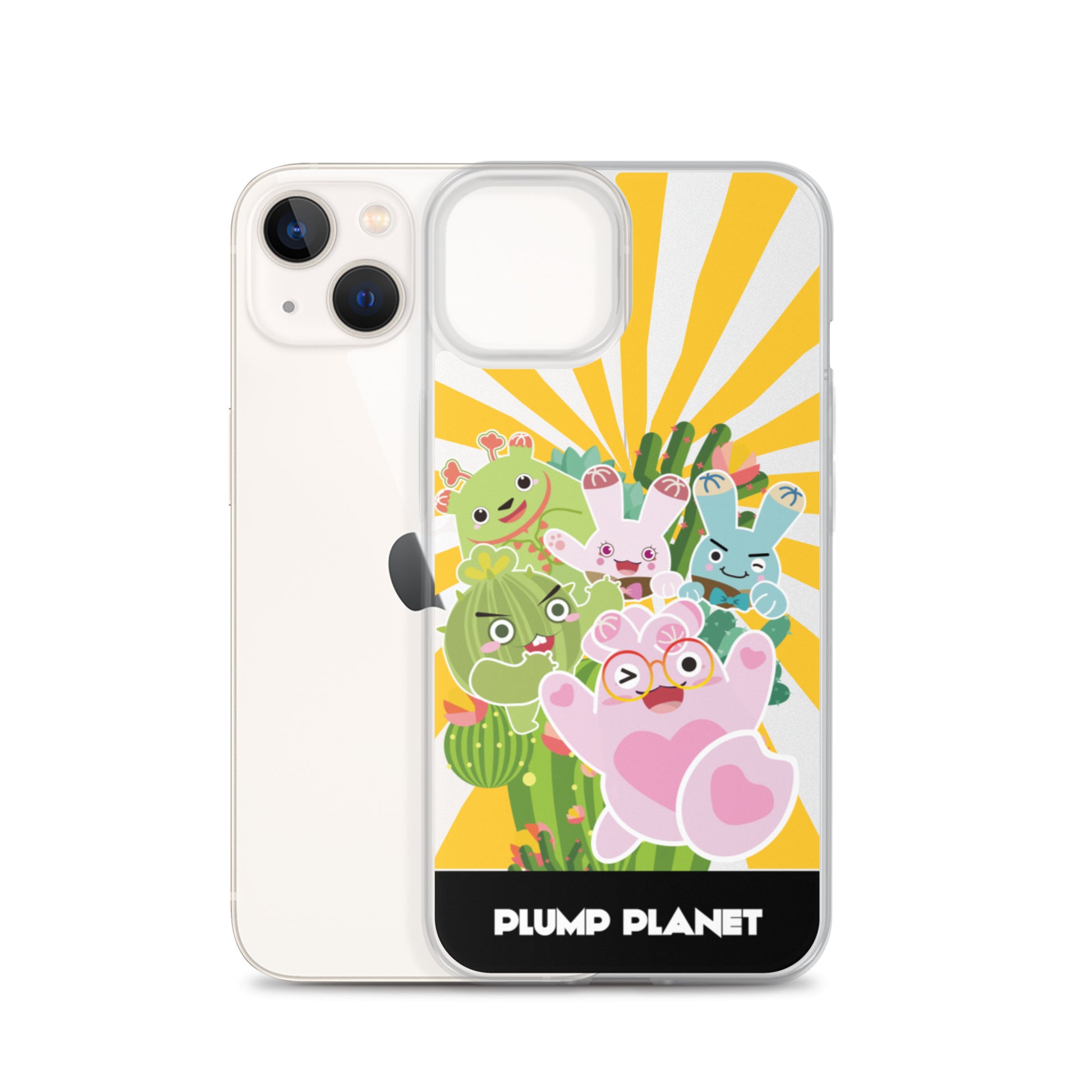【iPhone】Plumo Planet Printing Stamp - Phone Clear Case