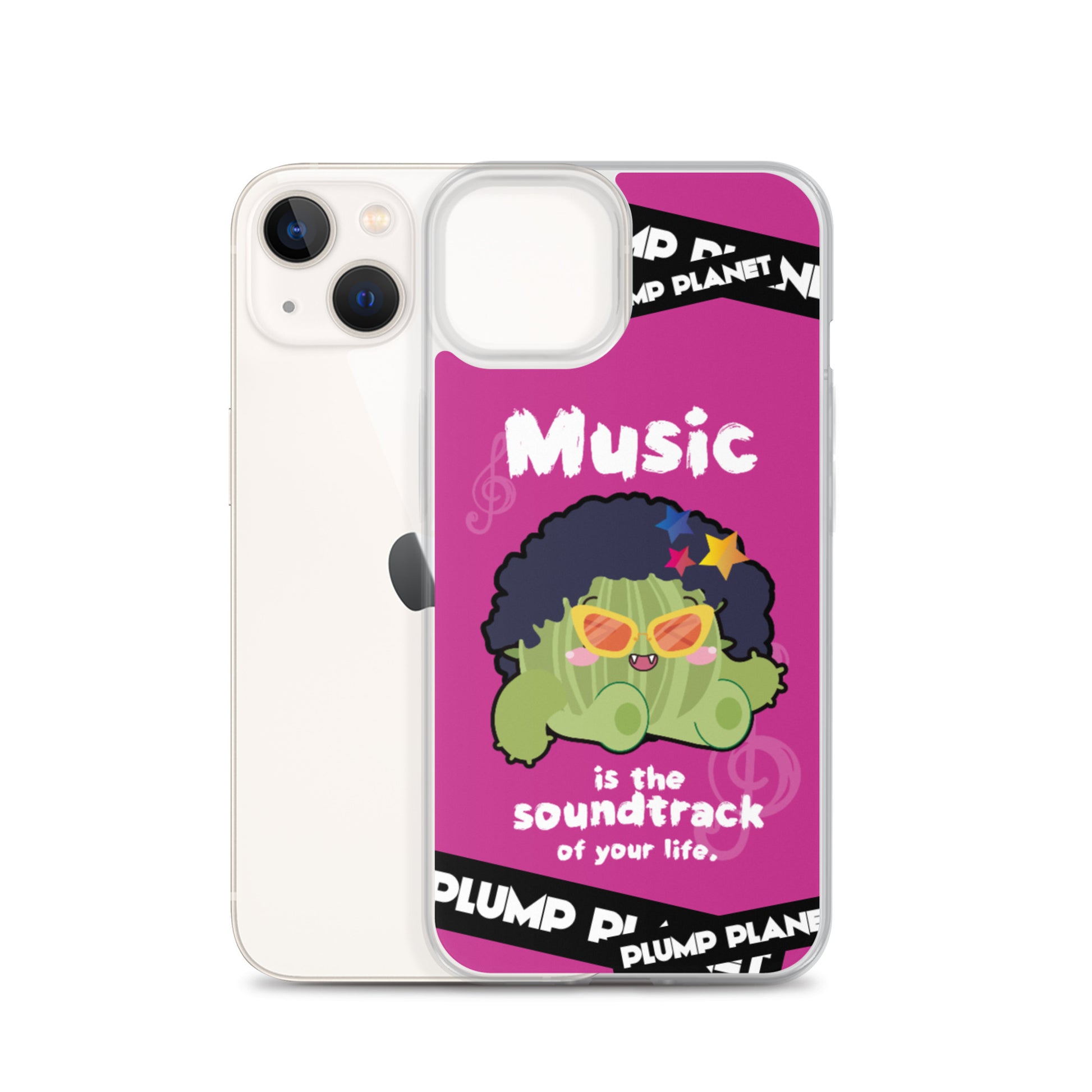 【iPhone】Music is the soundtrack of Life  - Phone Clear Case
