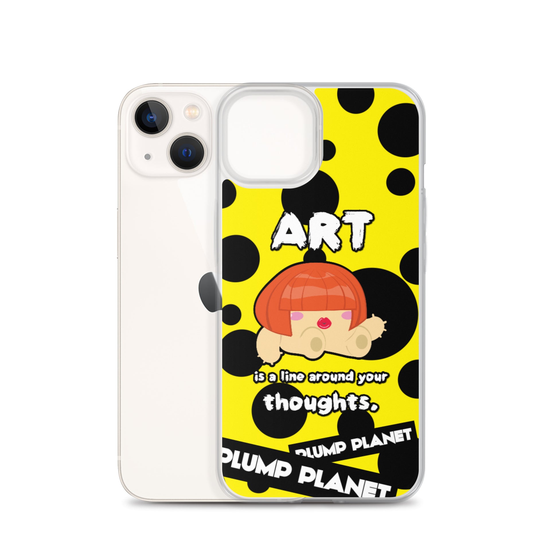 【iPhone】ART is a line around your thoughts  - Phone Clear Case