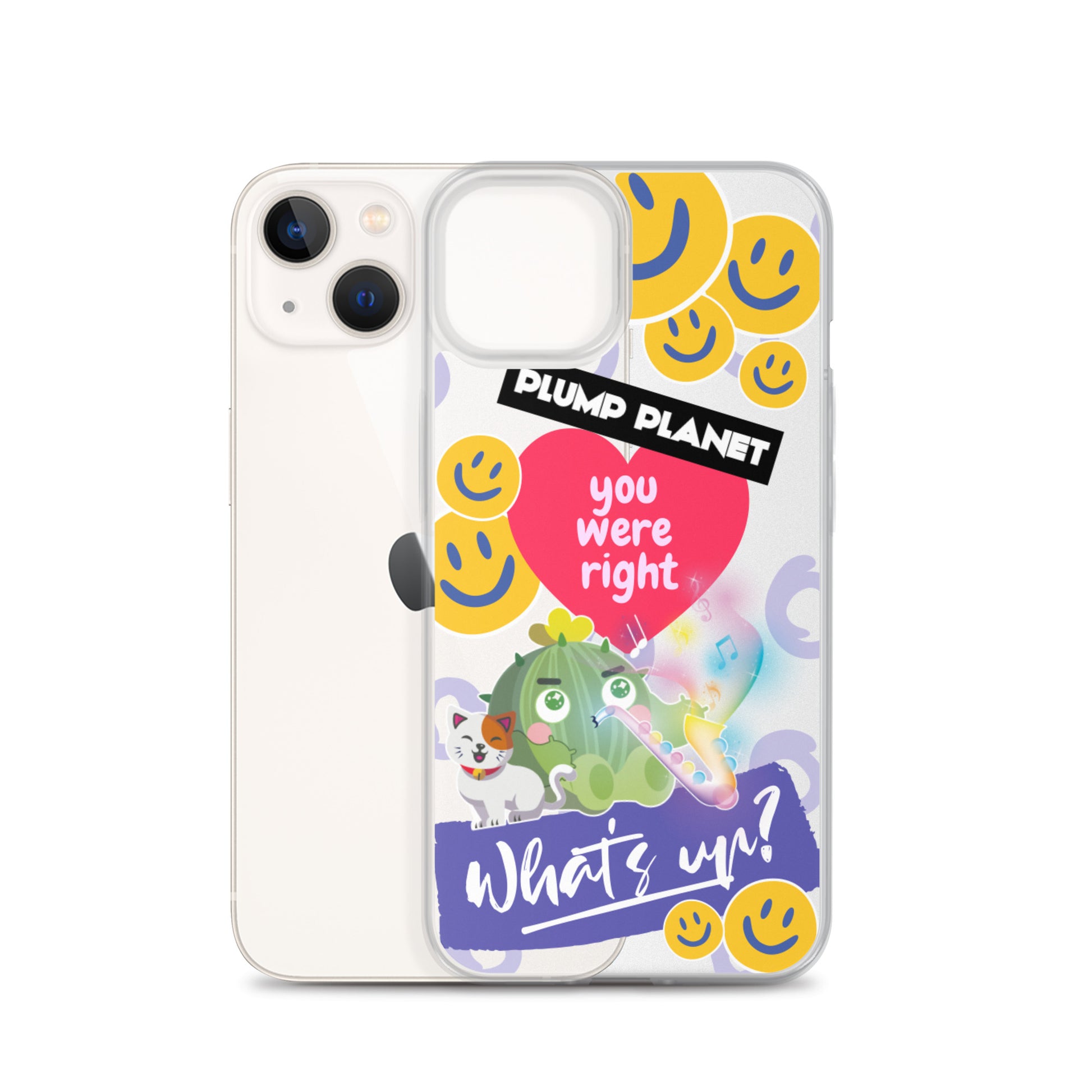 【iPhone】What's UP?  - Phone Clear Case