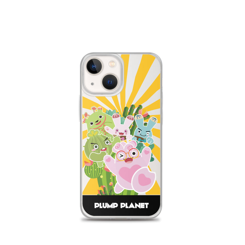 【iPhone】Plumo Planet Printing Stamp - Phone Clear Case
