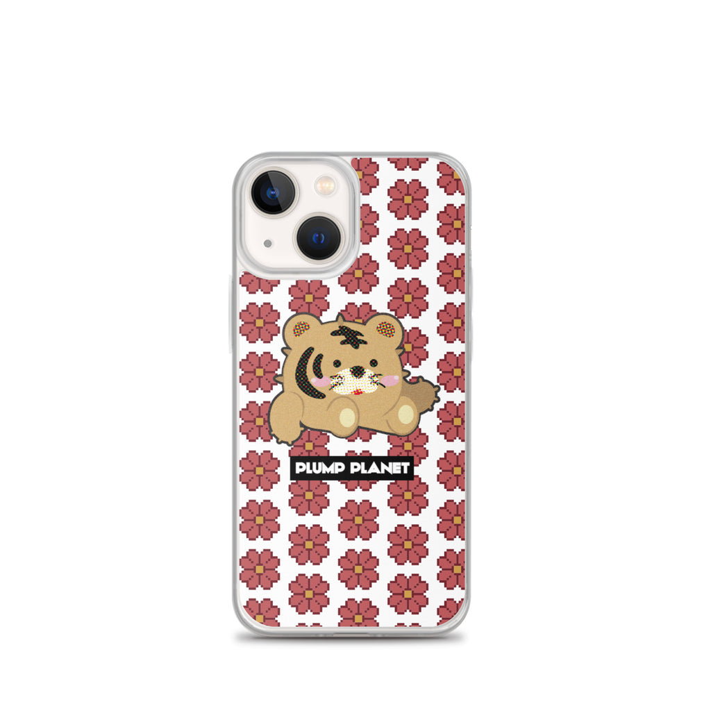 【iPhone】Pixel Cactus Tiger - Phone Clear Case