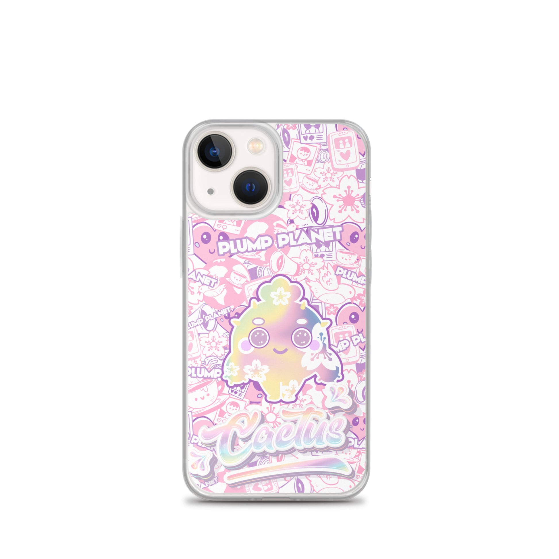 【iPhone】Sakura Pink Cactus - Phone Clear Case