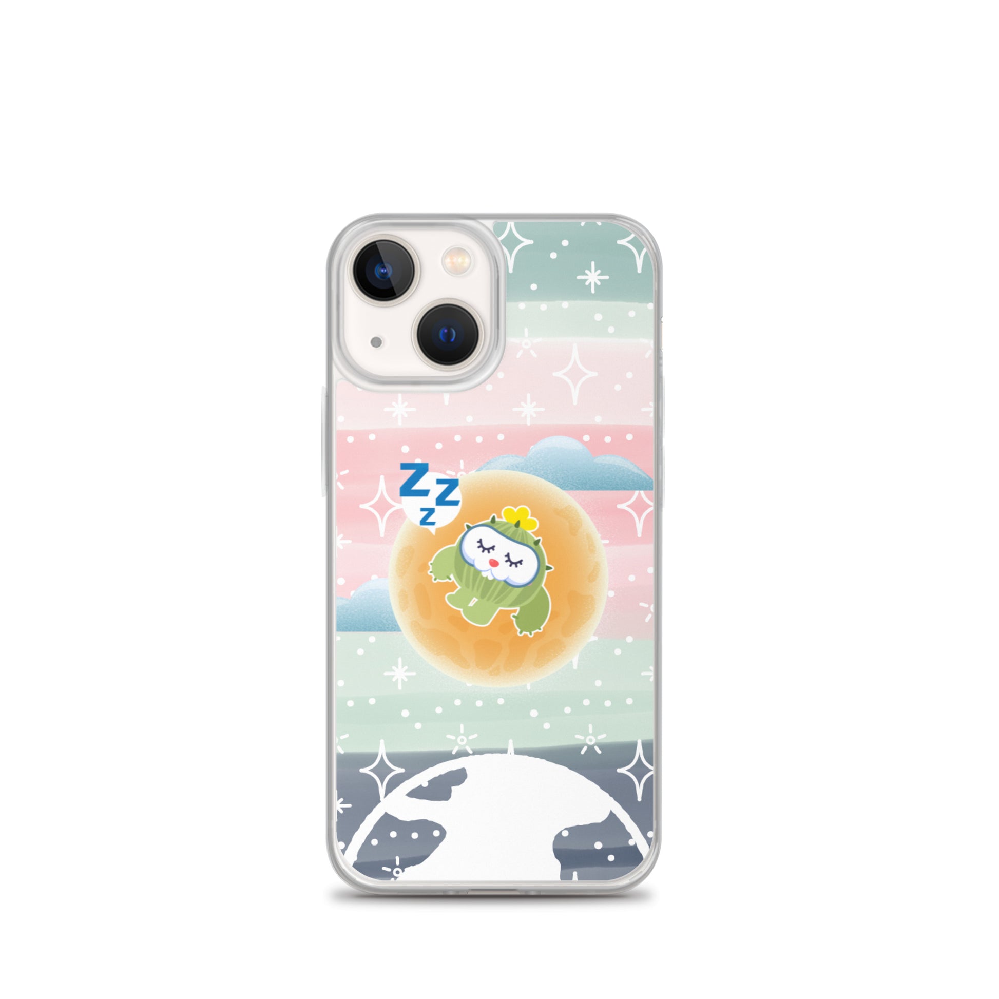 【iPhone】Sleeping on The Moon - Phone Clear Case