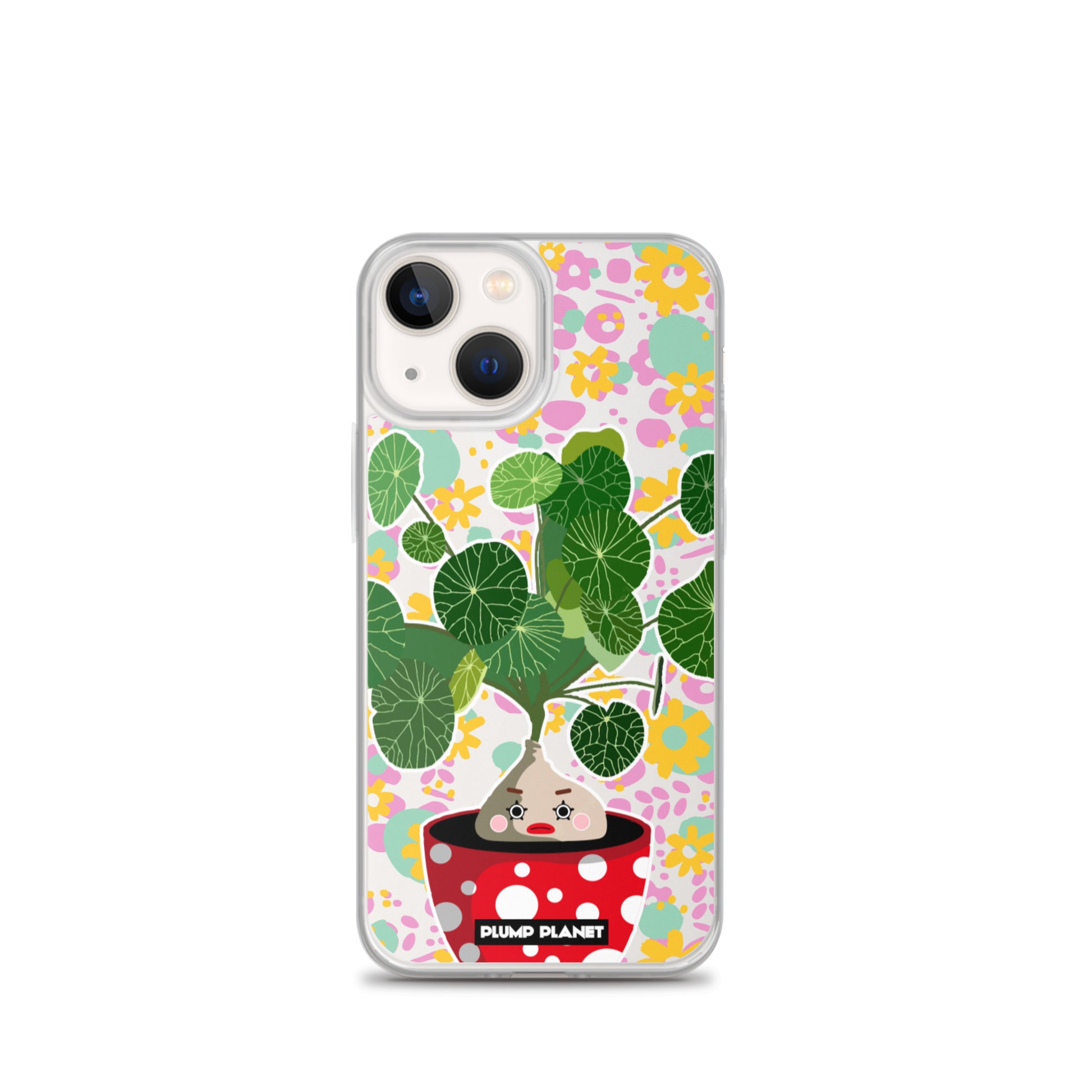 【iPhone】Colorful Forest Pot Plant - Phone Clear Case