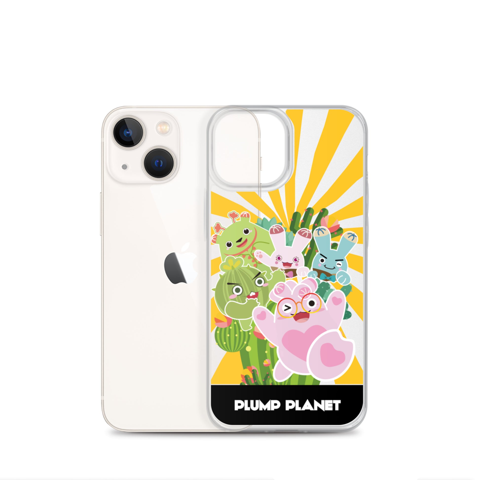【iPhone】Plumo Planet Printing Stamp - Phone Clear Case