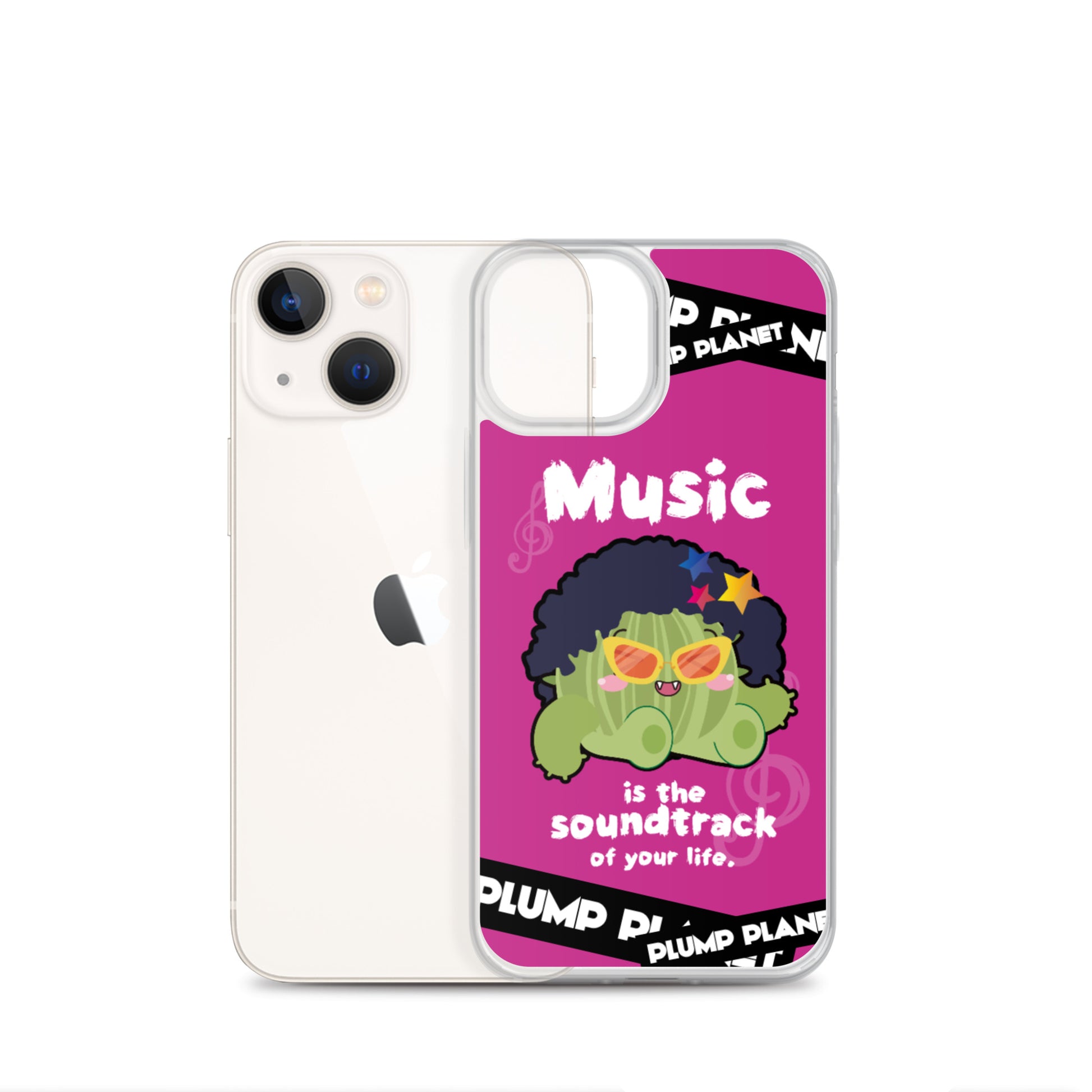 【iPhone】Music is the soundtrack of Life  - Phone Clear Case
