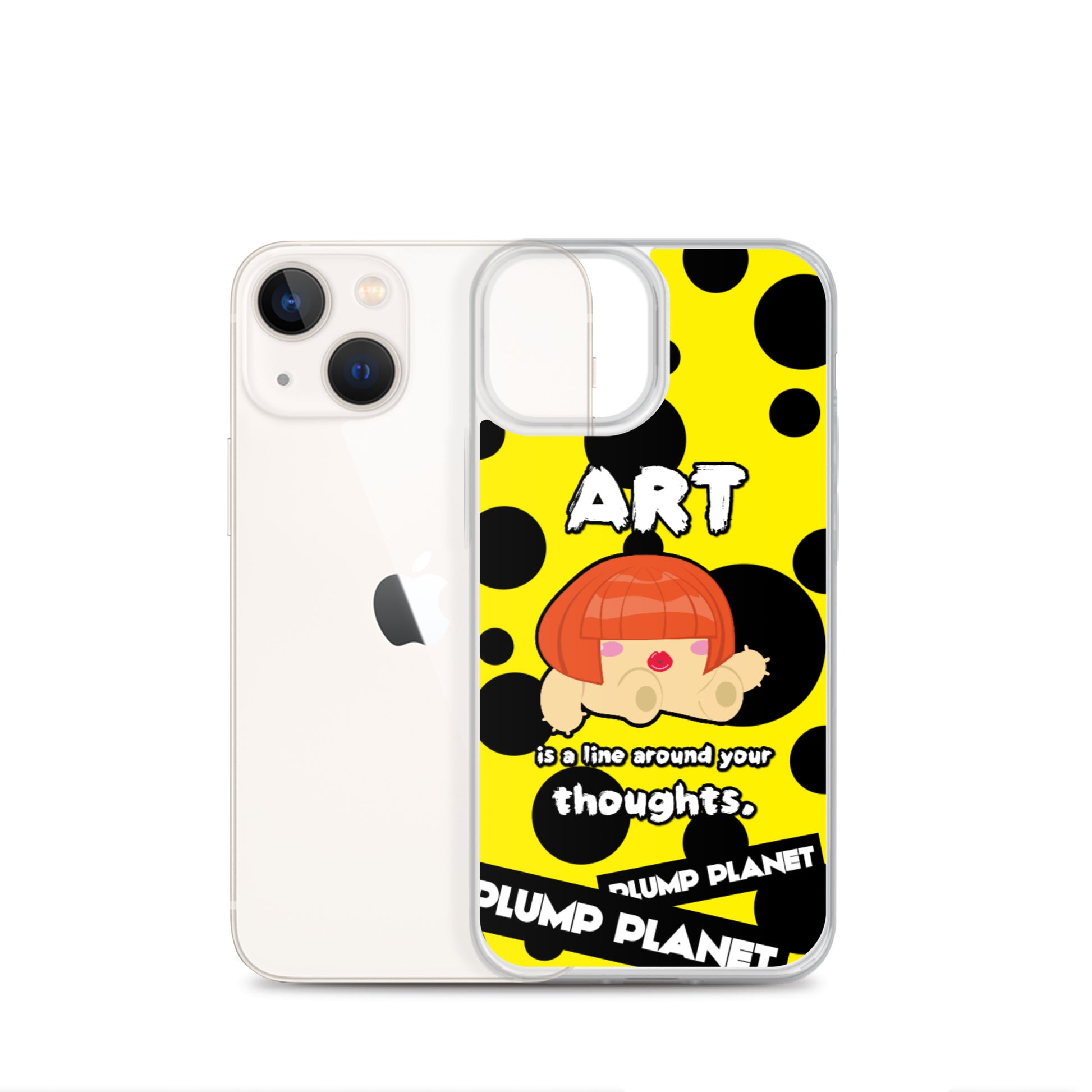 【iPhone】ART is a line around your thoughts  - Phone Clear Case