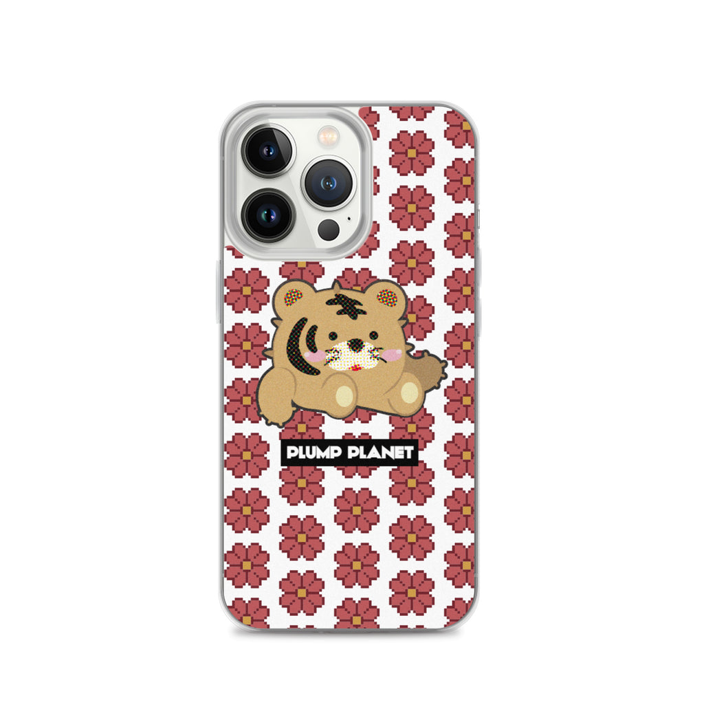 【iPhone】Pixel Cactus Tiger - Phone Clear Case