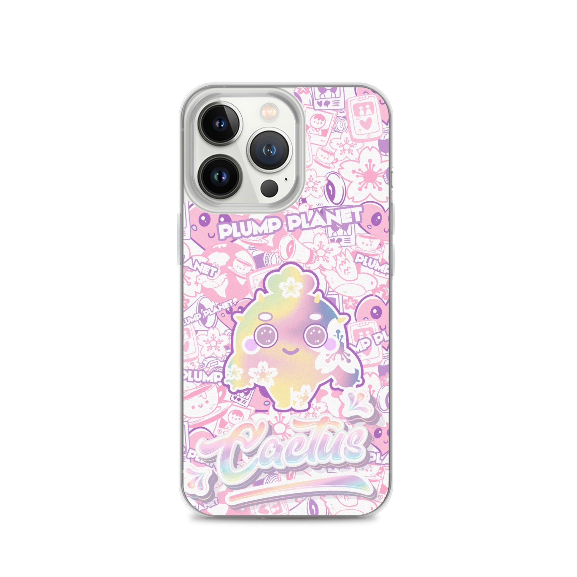 【iPhone】Sakura Pink Cactus - Phone Clear Case