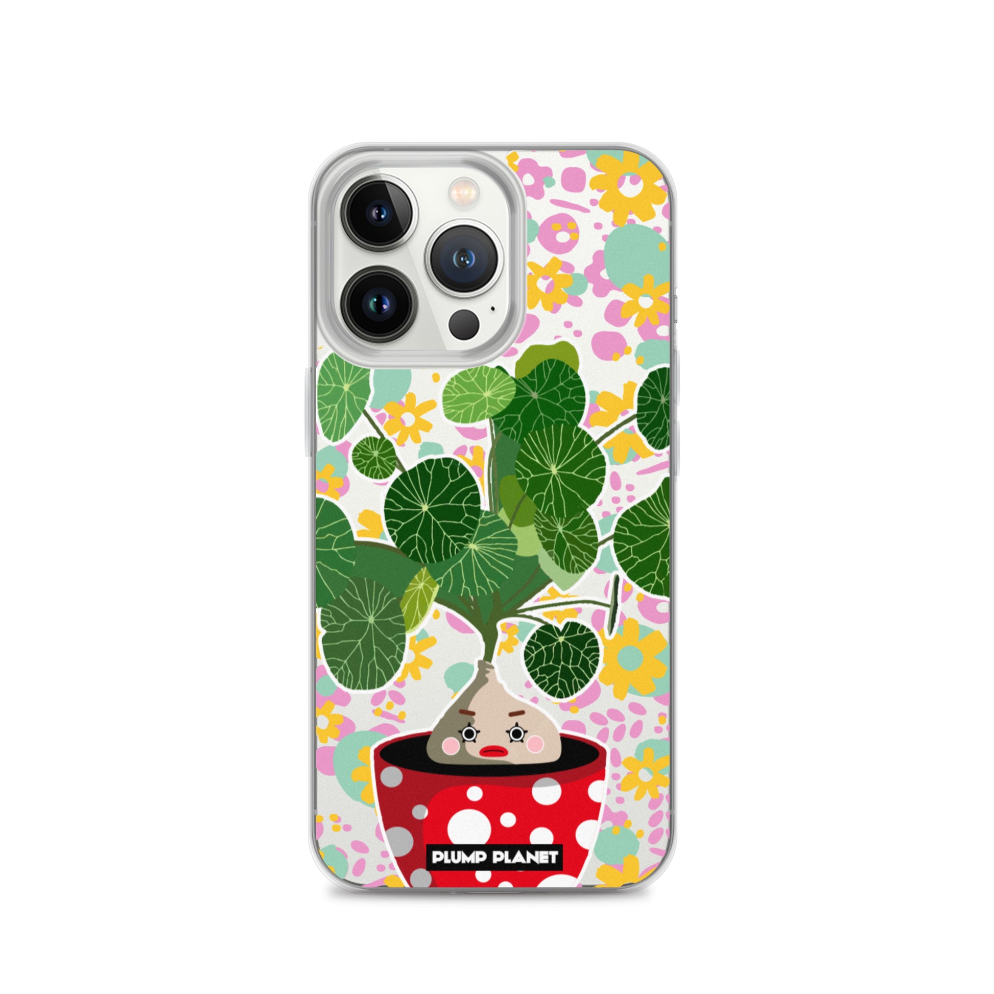 【iPhone】Colorful Forest Pot Plant - Phone Clear Case